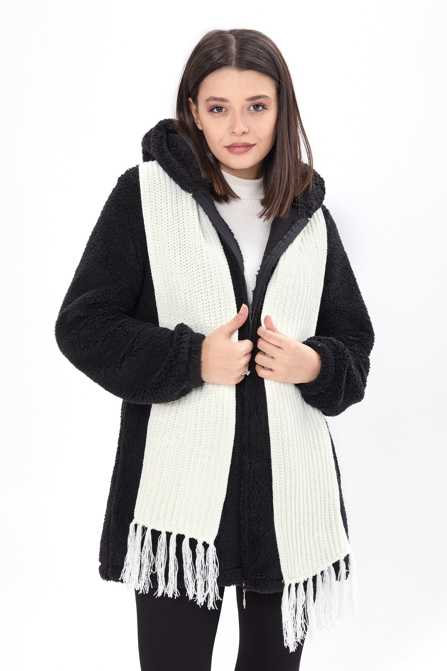 23872-KREM Atkı - 1