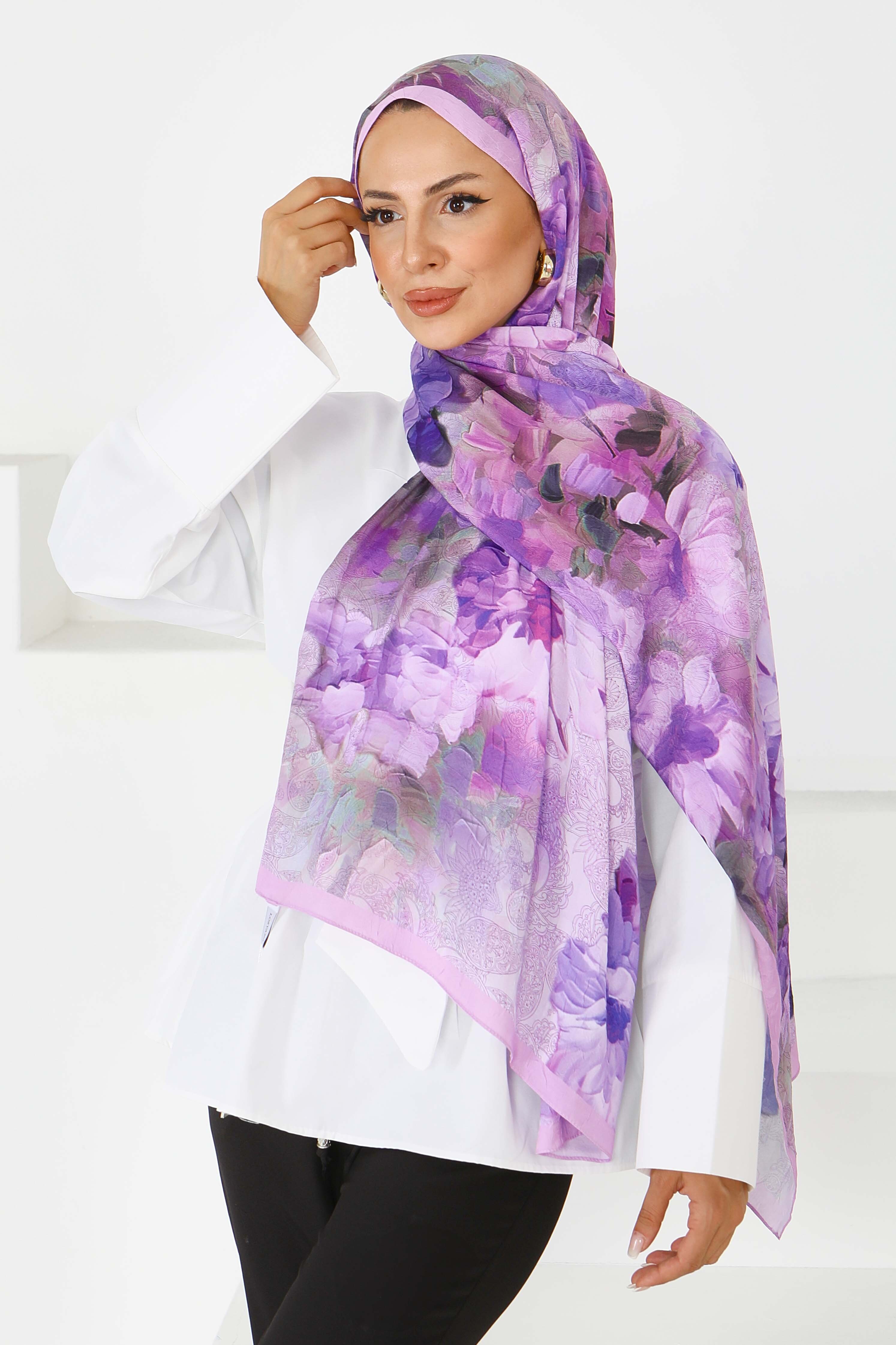 Bambu Kıraş Şal - 27617 - 2