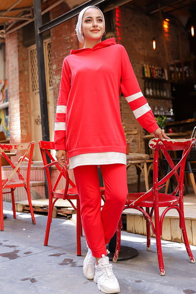 Tunik Pantolon Kirmizi - 3024 