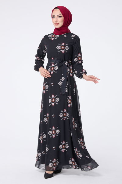 Elbise Siyah - 10352 