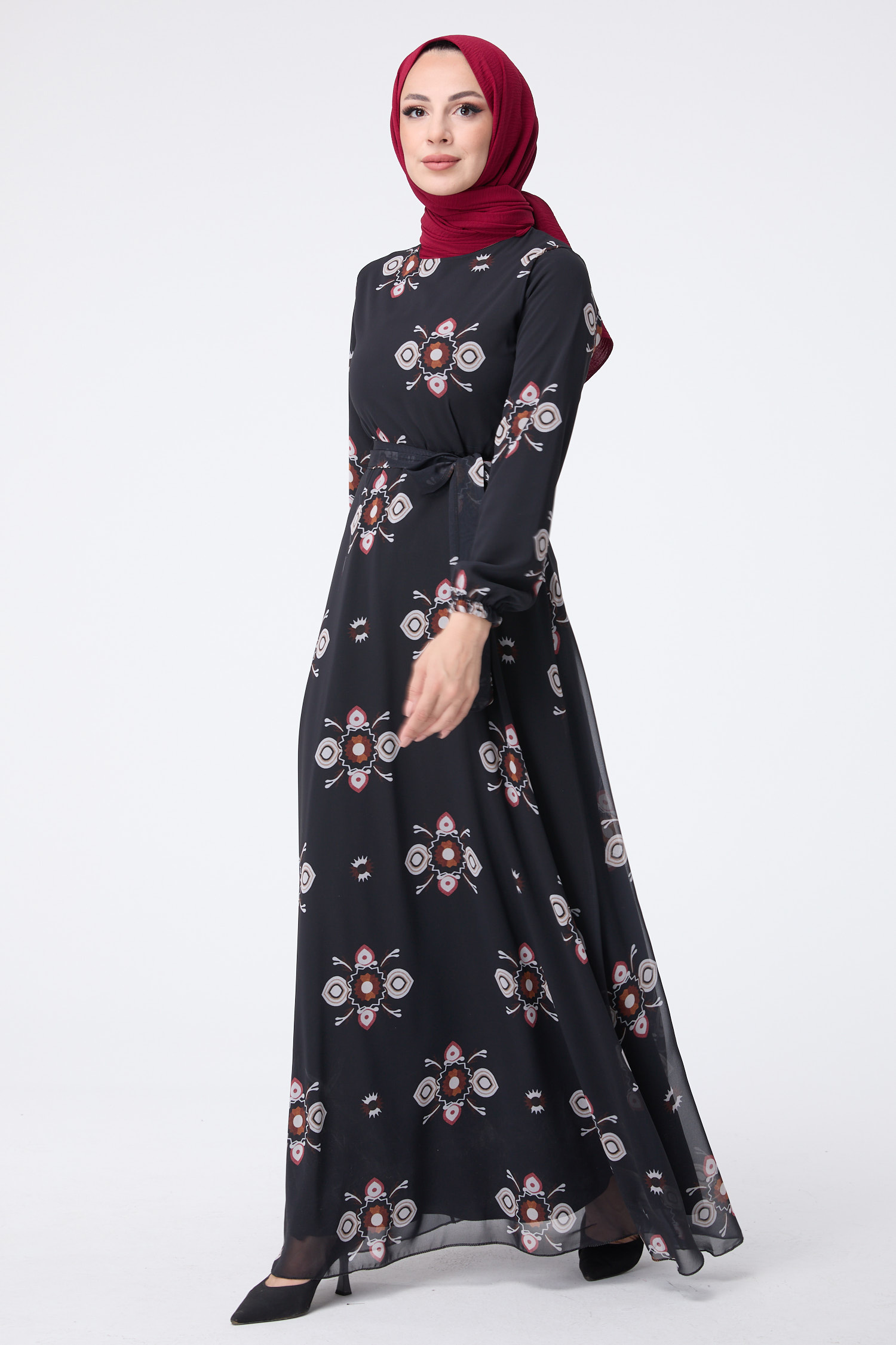 Elbise Siyah - 10352 - 3