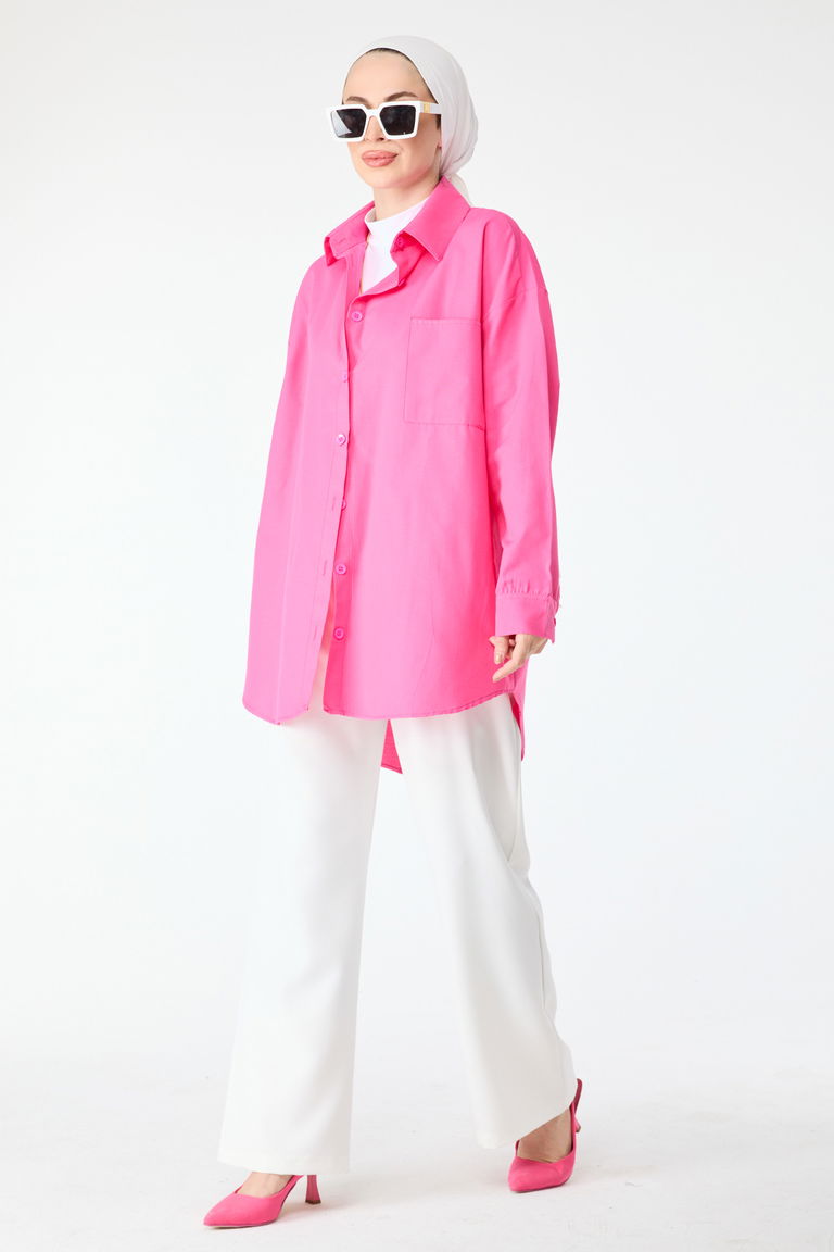 Tunik Fusya - 10810 - TOFİSA