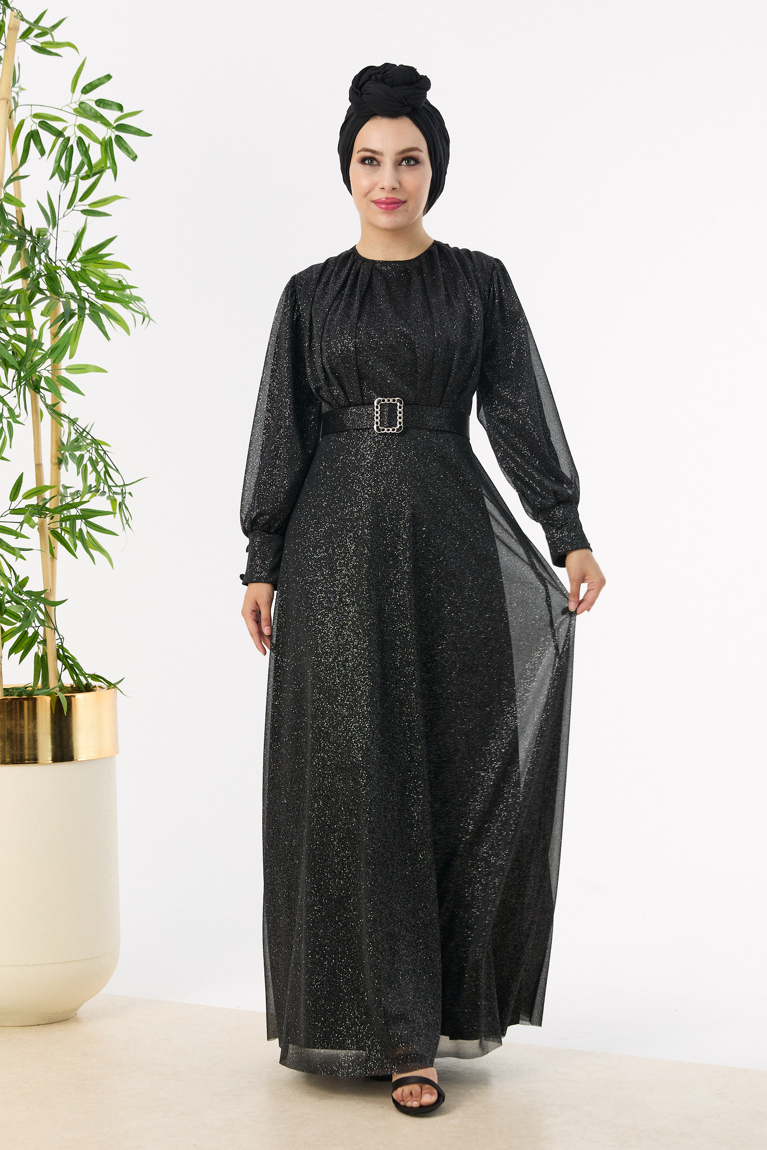 Abiye Elbise Siyah - 11005 - 3