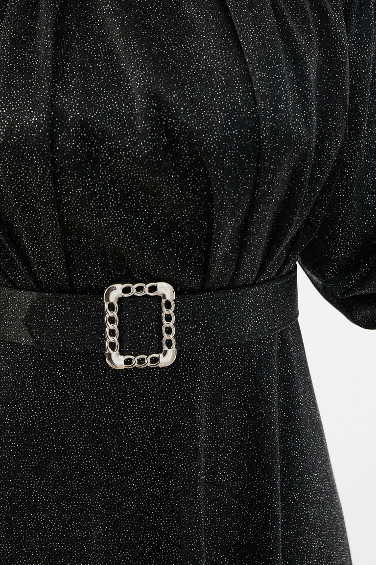 Abiye Elbise Siyah - 11005 - TOFİSA