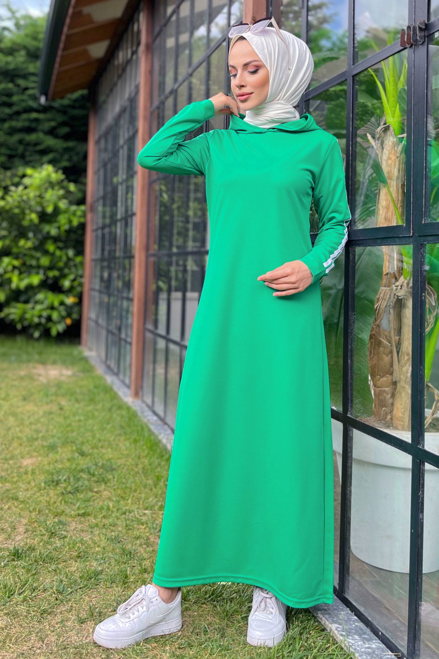 Elbise Yeşil - 11048 - 3