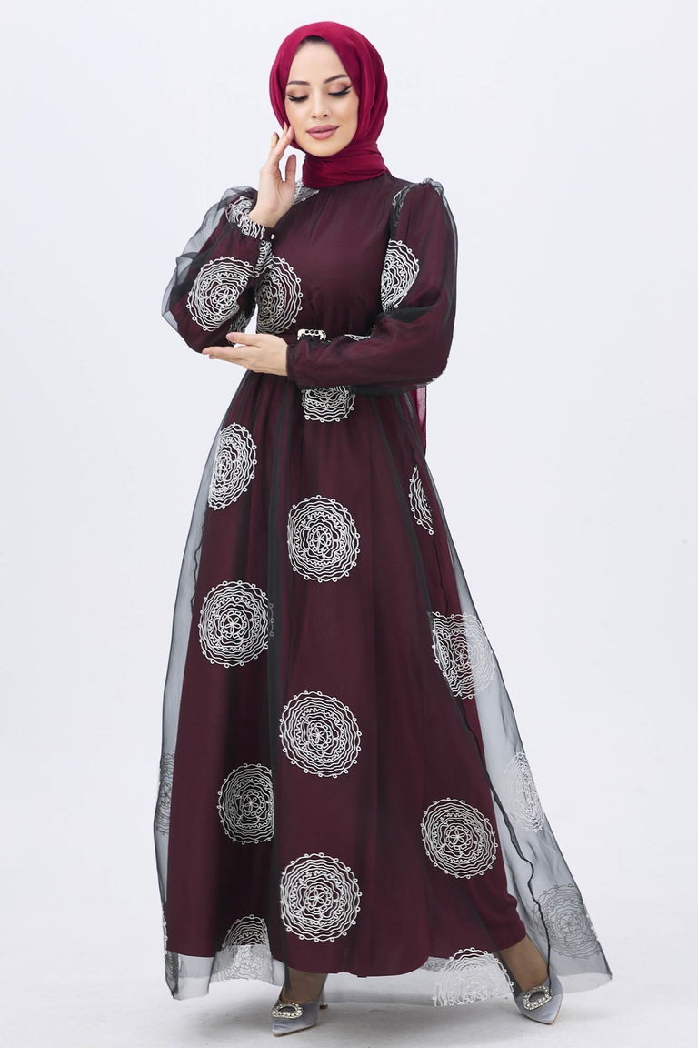 11175-BORDO Abiye - TOFİSA