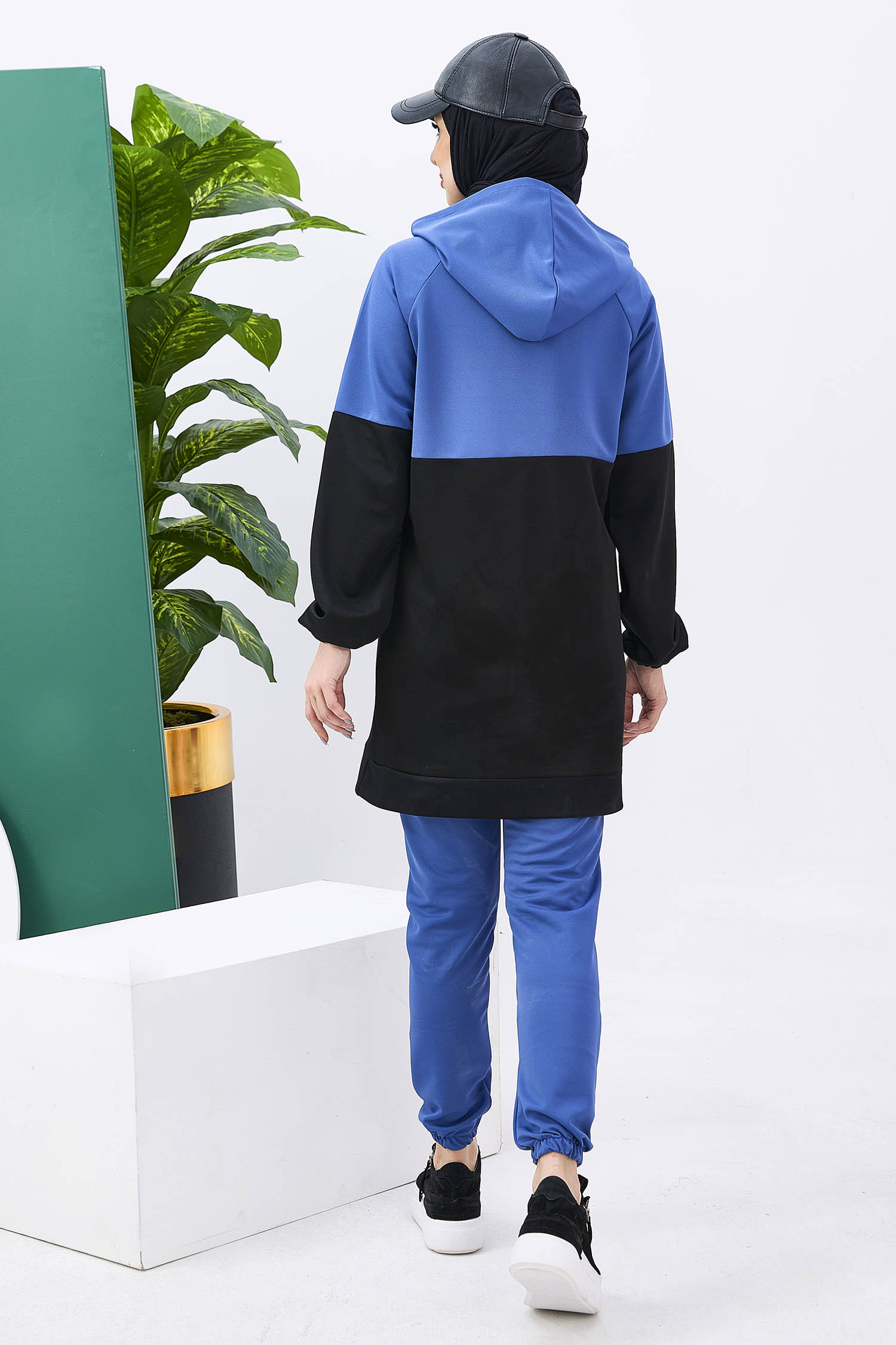 11180-INDIGO Tunik+Pantolon - 5