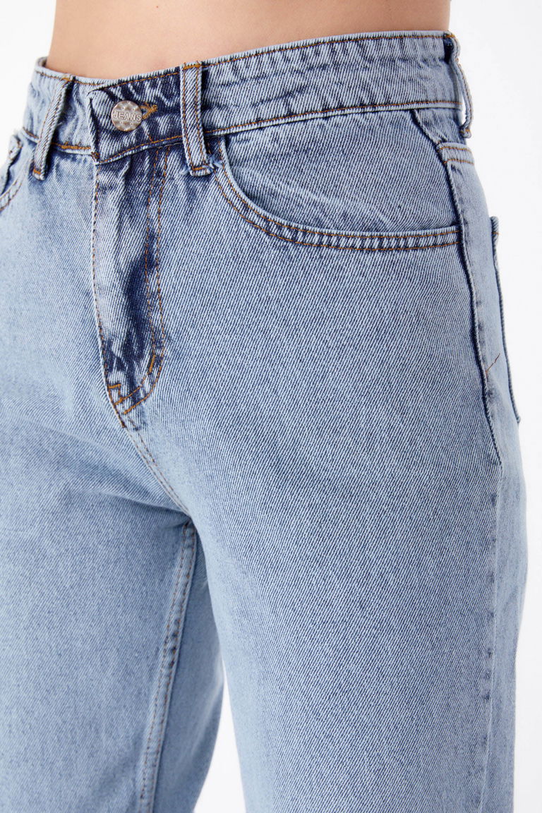 11190-BUZ-MAVI Kot Pantolon - TOFİSA