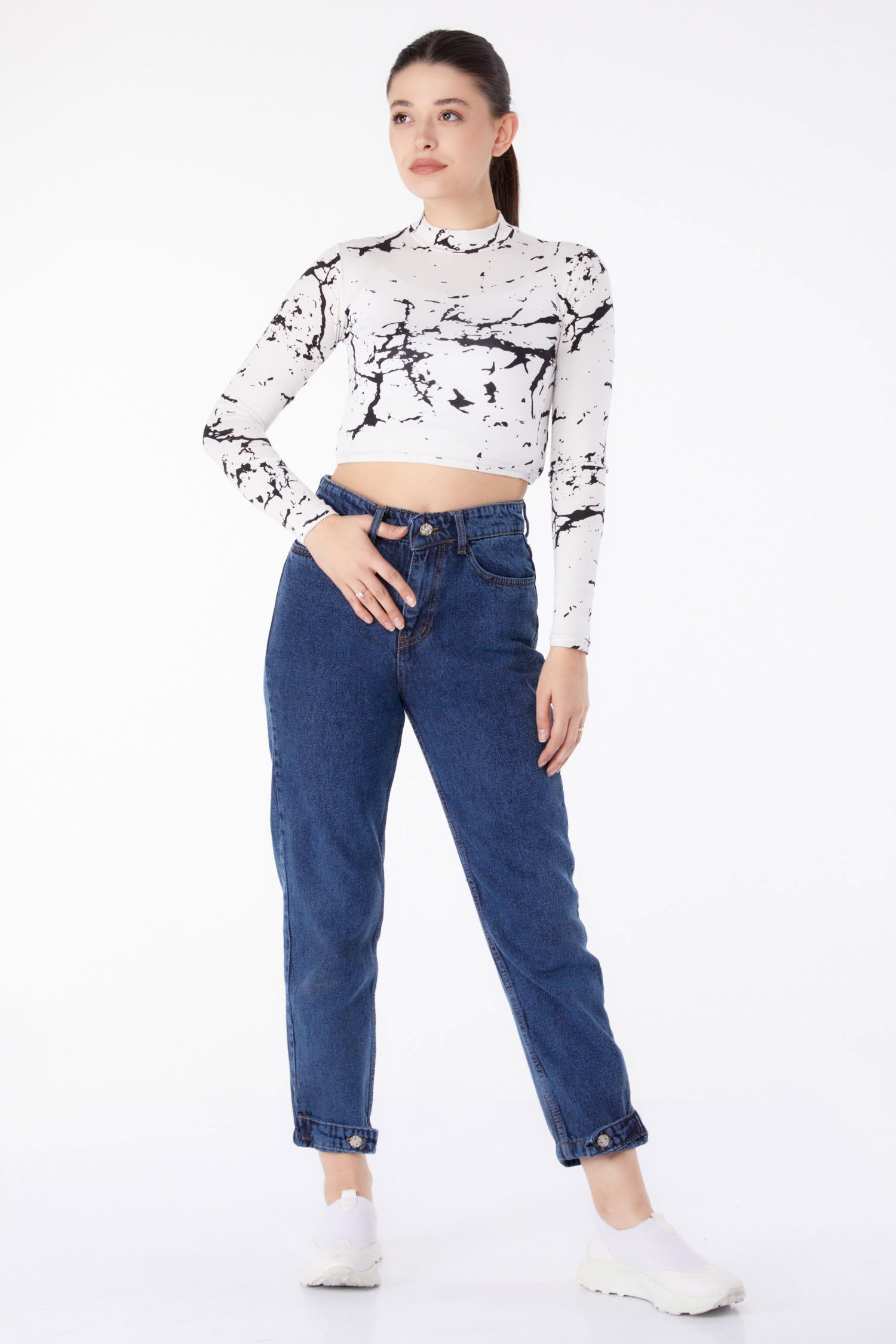 Kot Pantloon Koyu Mavi - 11190 - 1