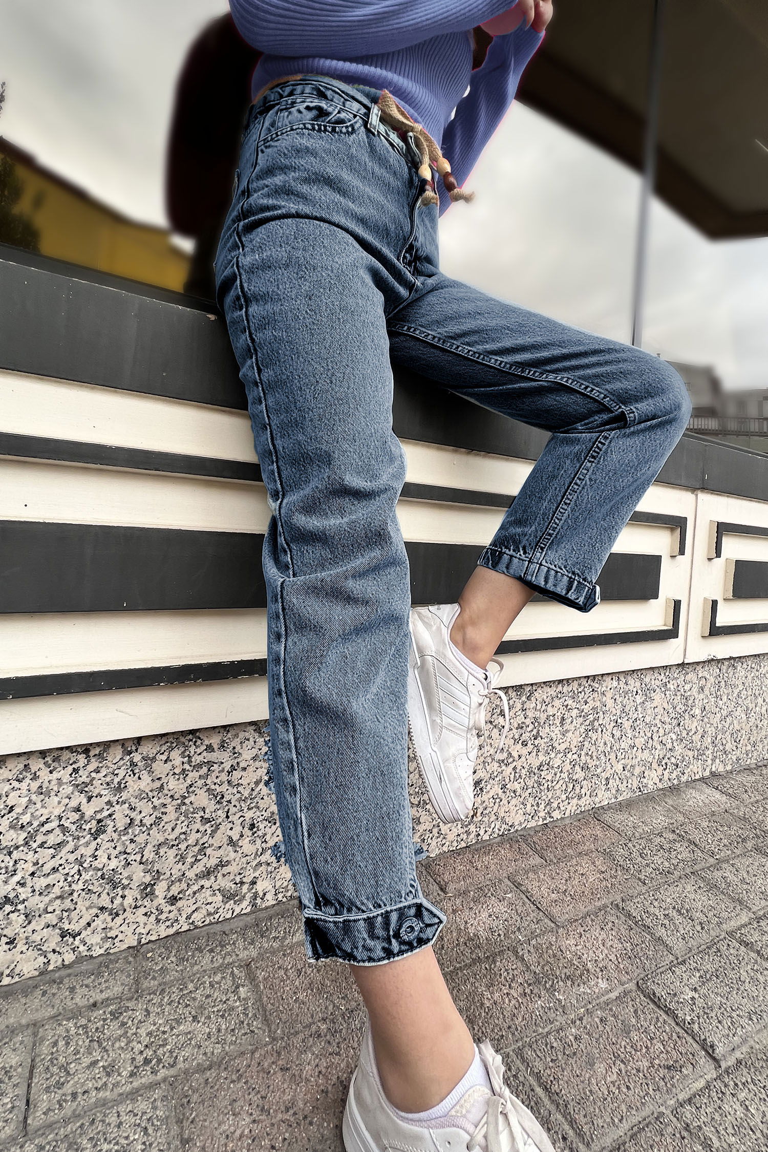 Kot Pantloon Koyu Mavi - 11190 - 9