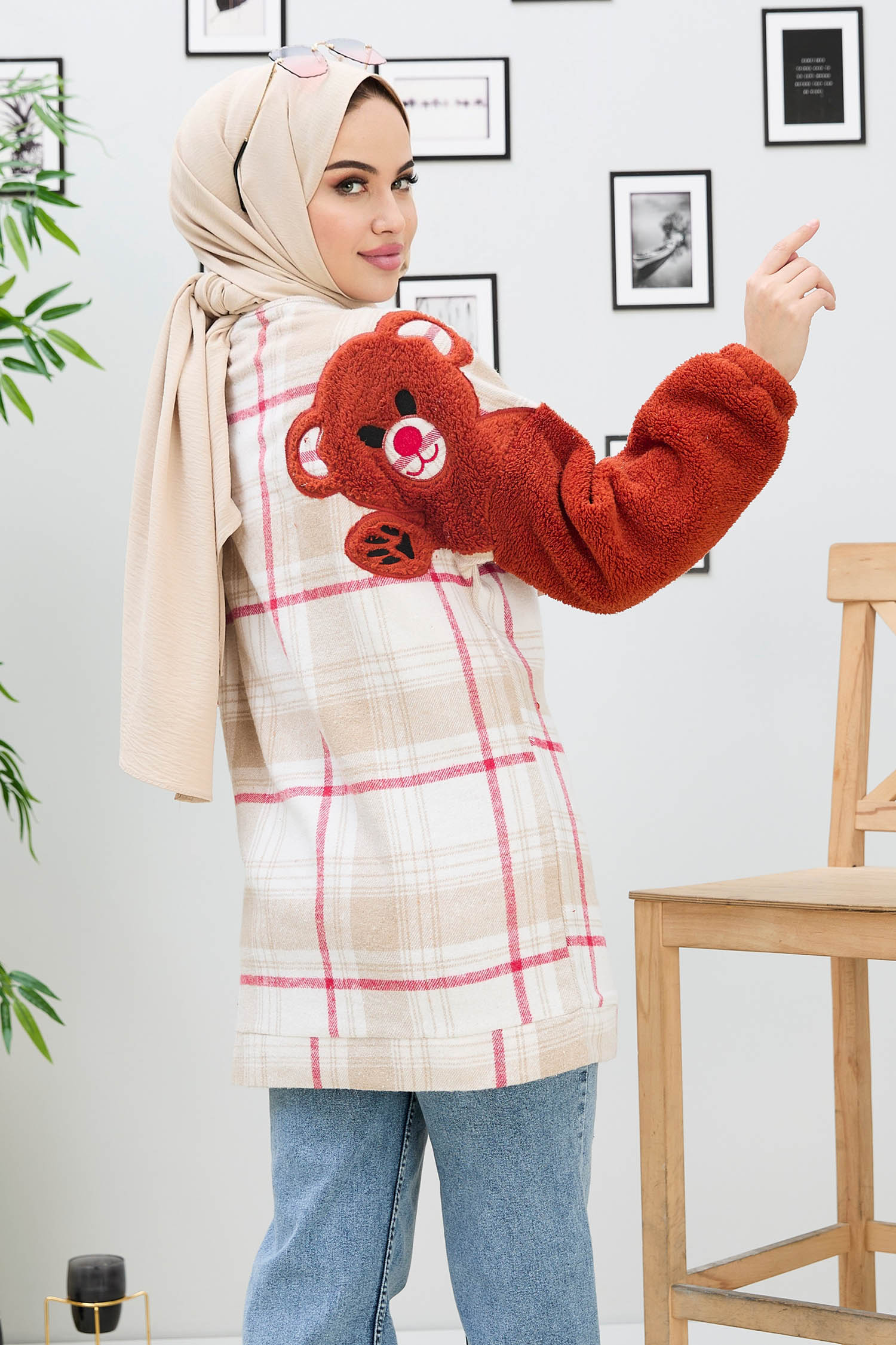 11223-ORANJ Tunik - 1