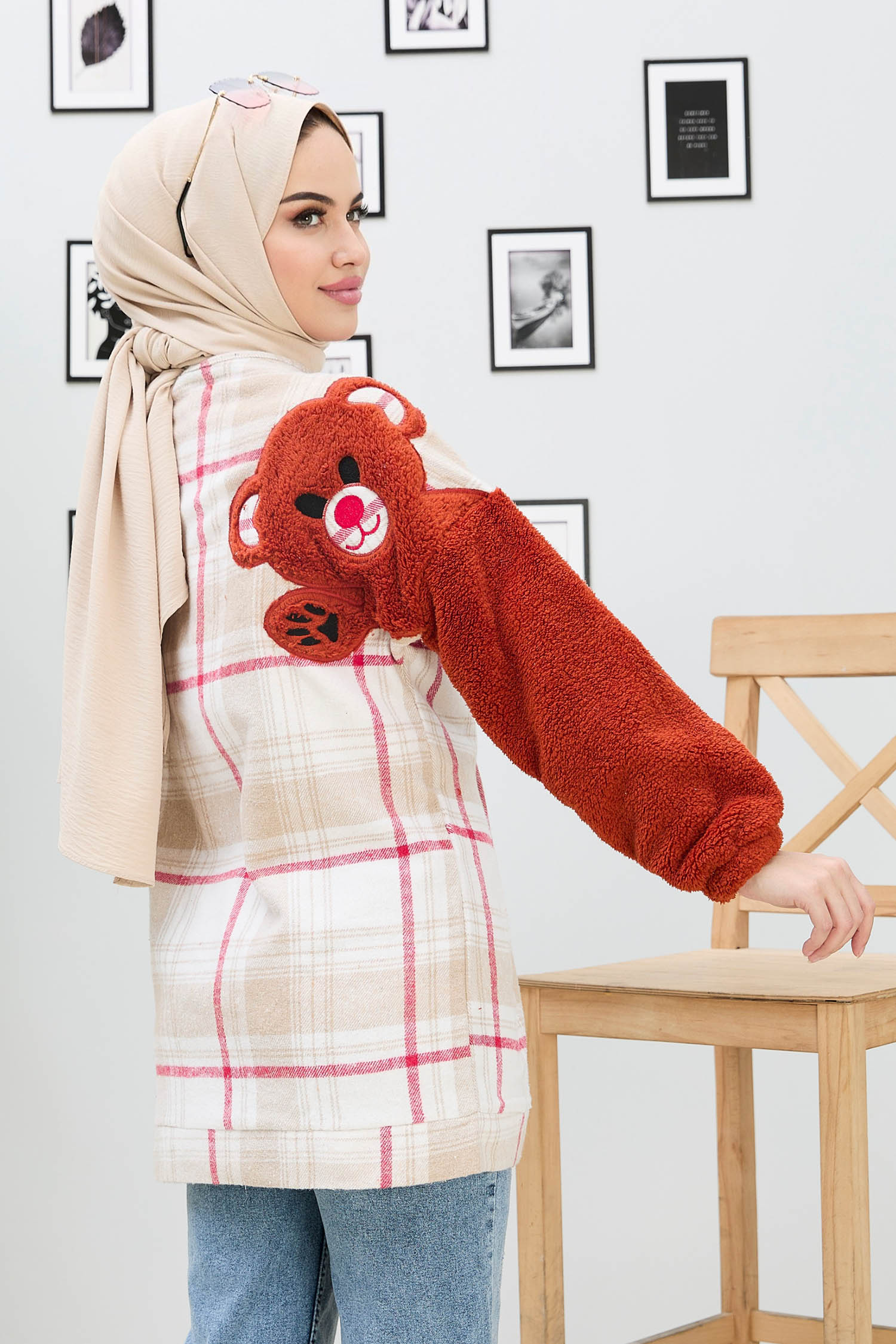 11223-ORANJ Tunik - 4