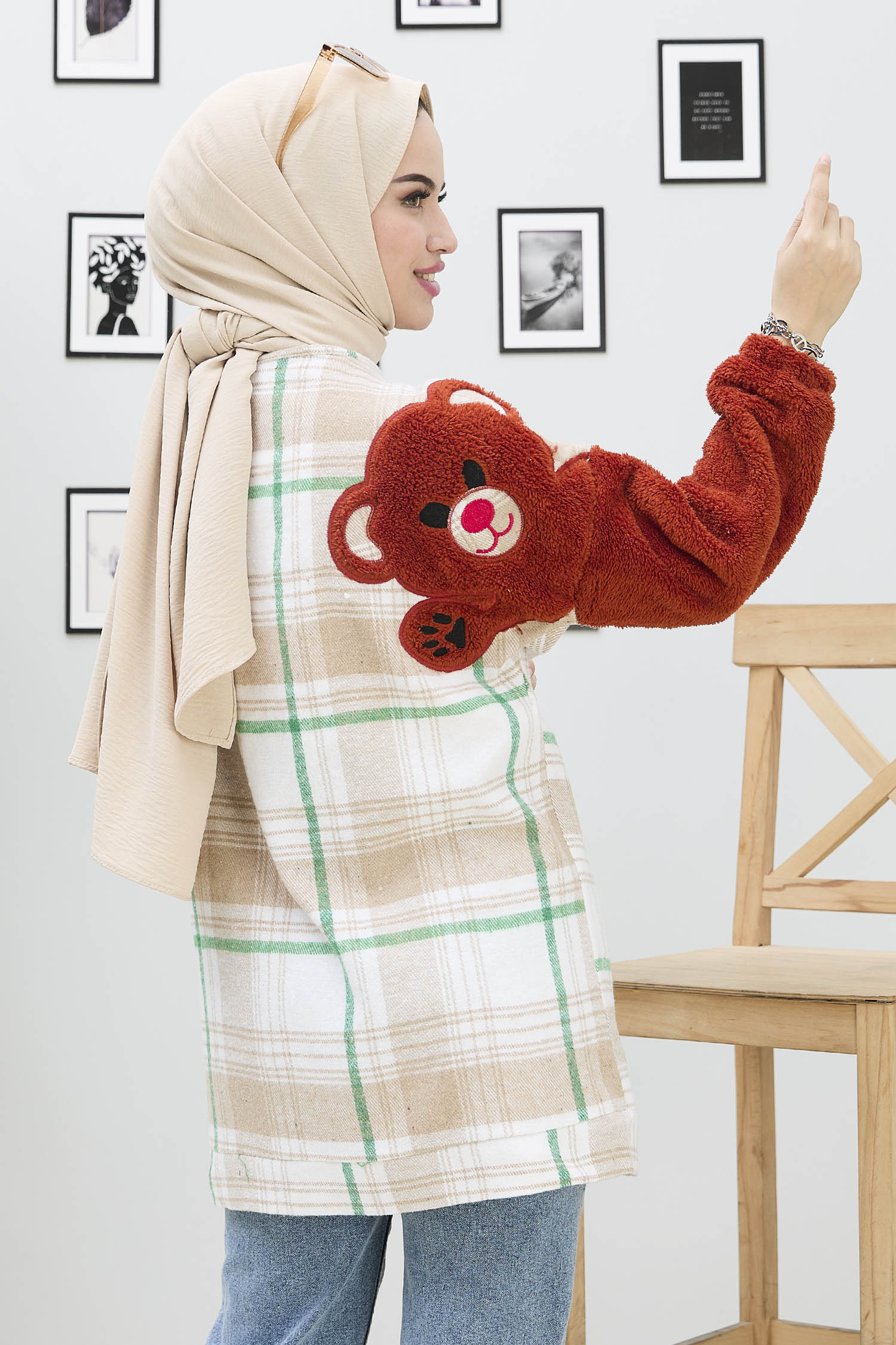 11223-YESIL Tunik - 1