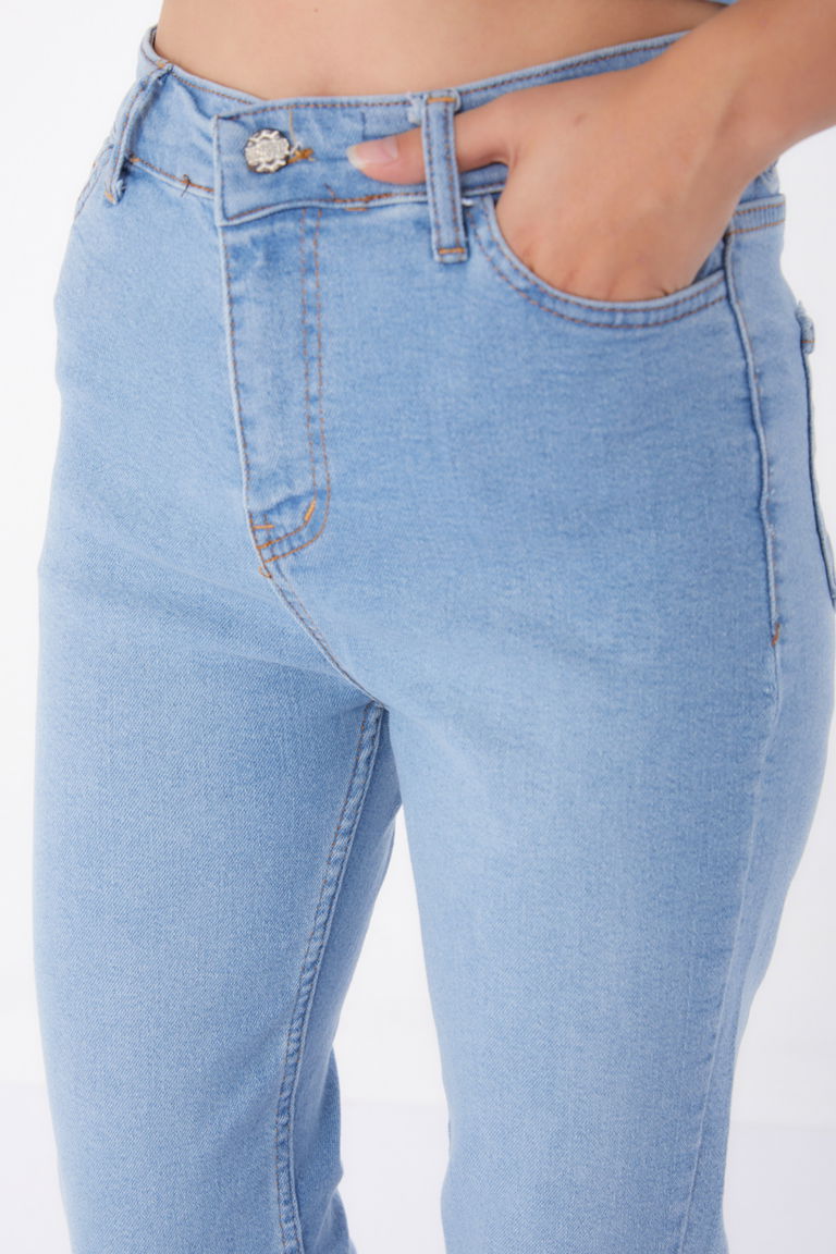 11319-MAVI Kot Pantolon - TOFİSA