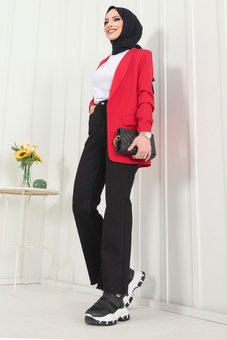 11319-SIYAH Kot Pantolon - TOFİSA