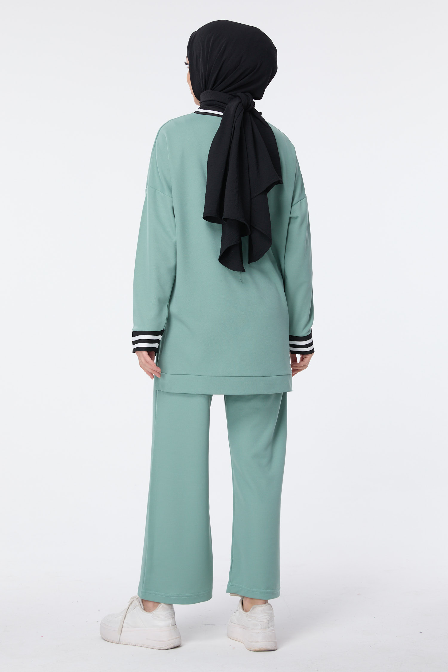 11321-MINT Tunik Pantolon - 5