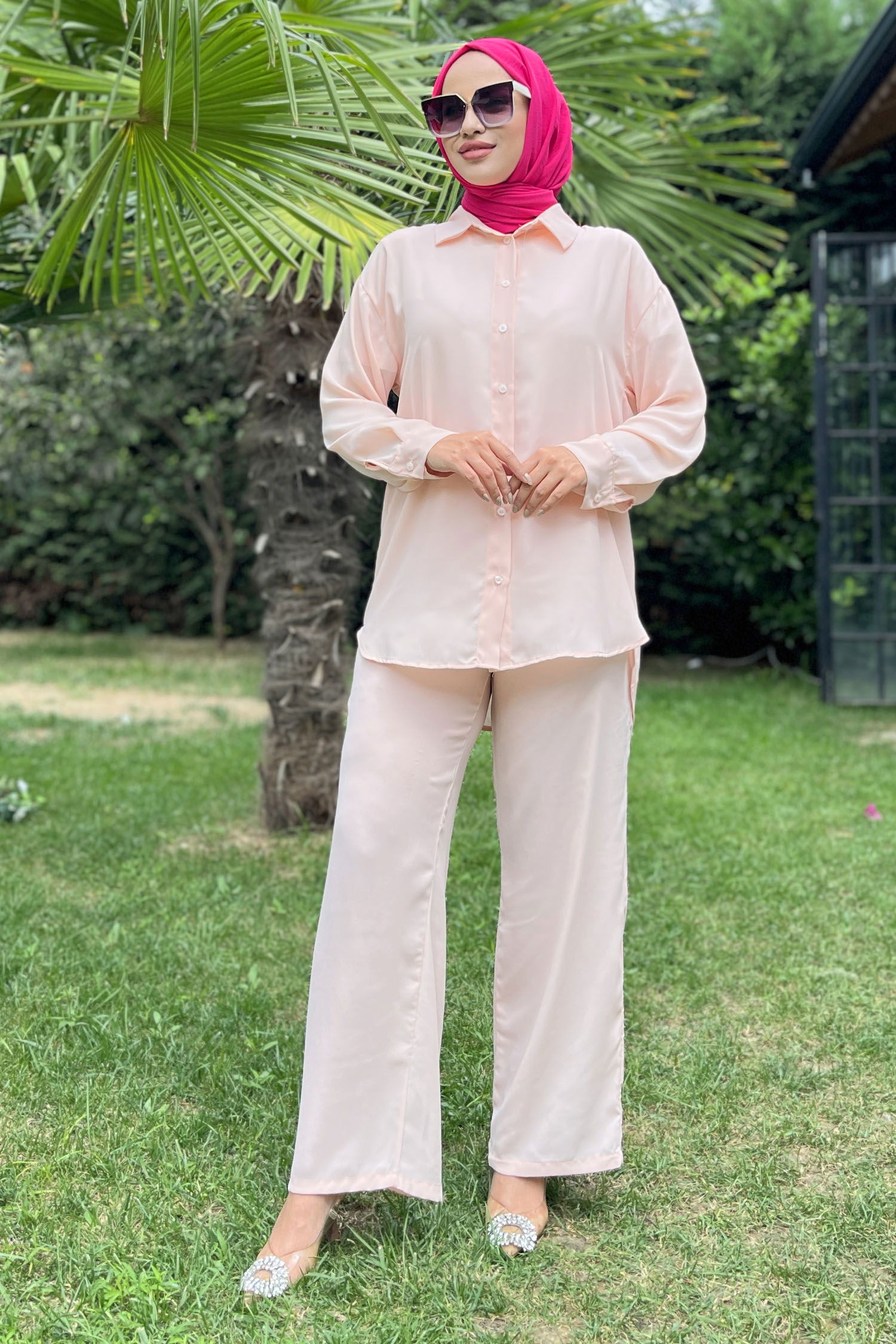 11339-ACIK-PUDRA Tunik+Pantolon - 2