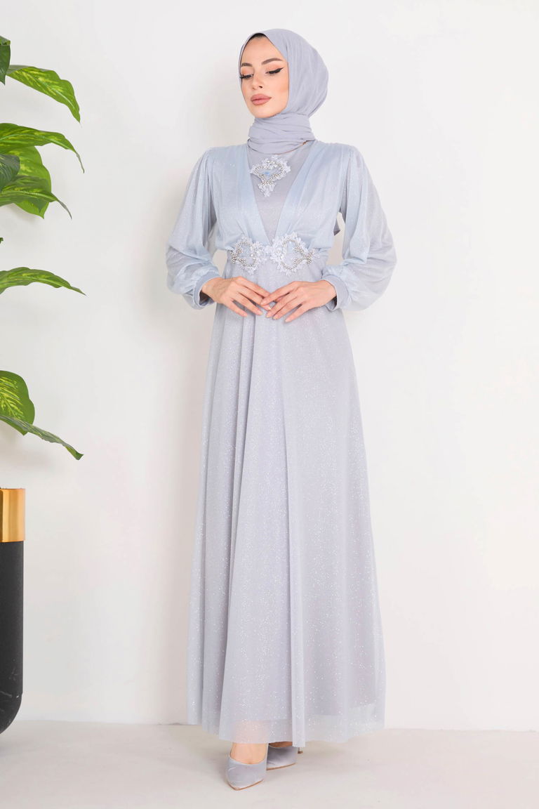 Abiye Gri - 11365 - TOFİSA