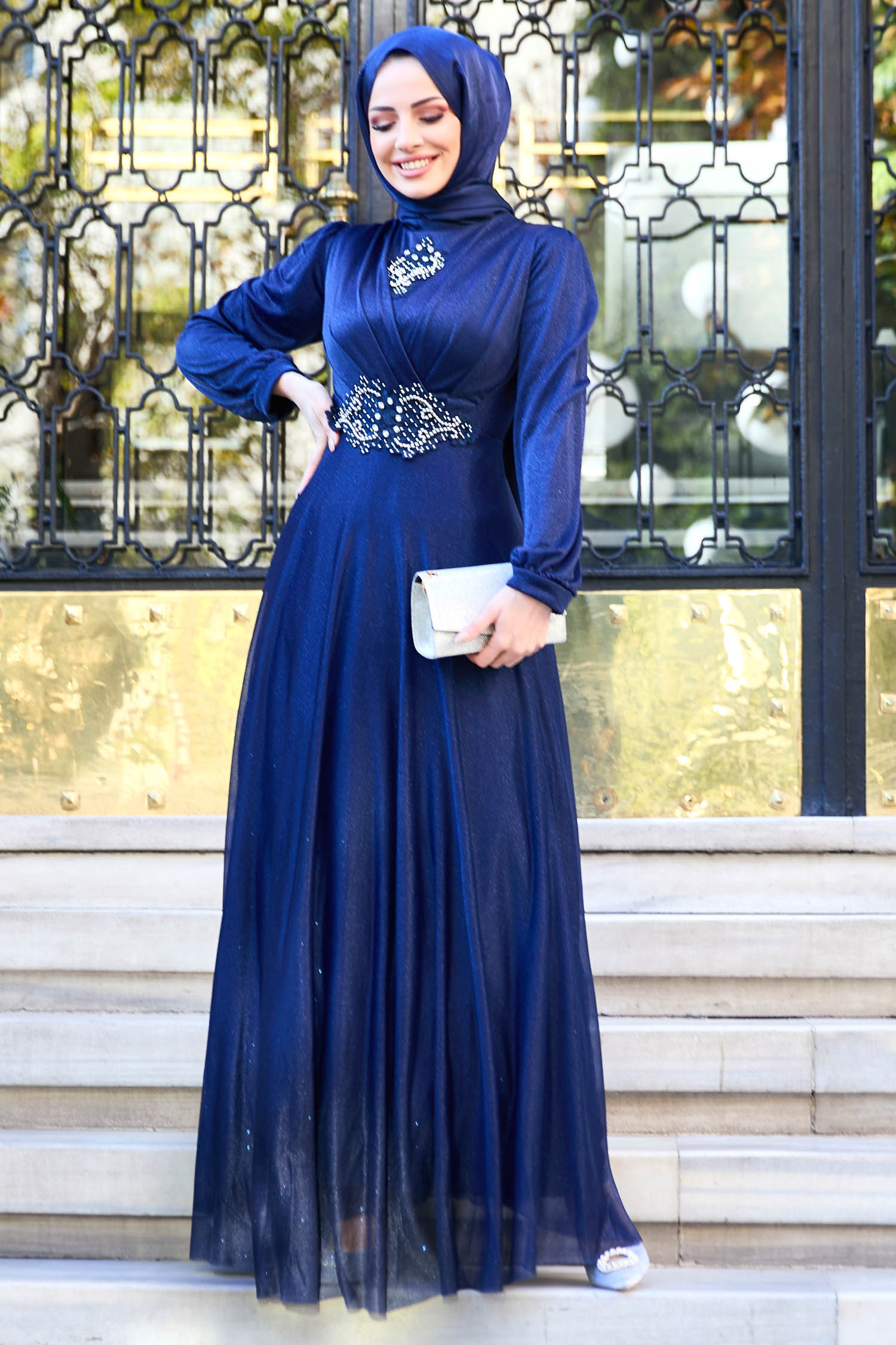 Abiye Lacivert - 11365 - 6