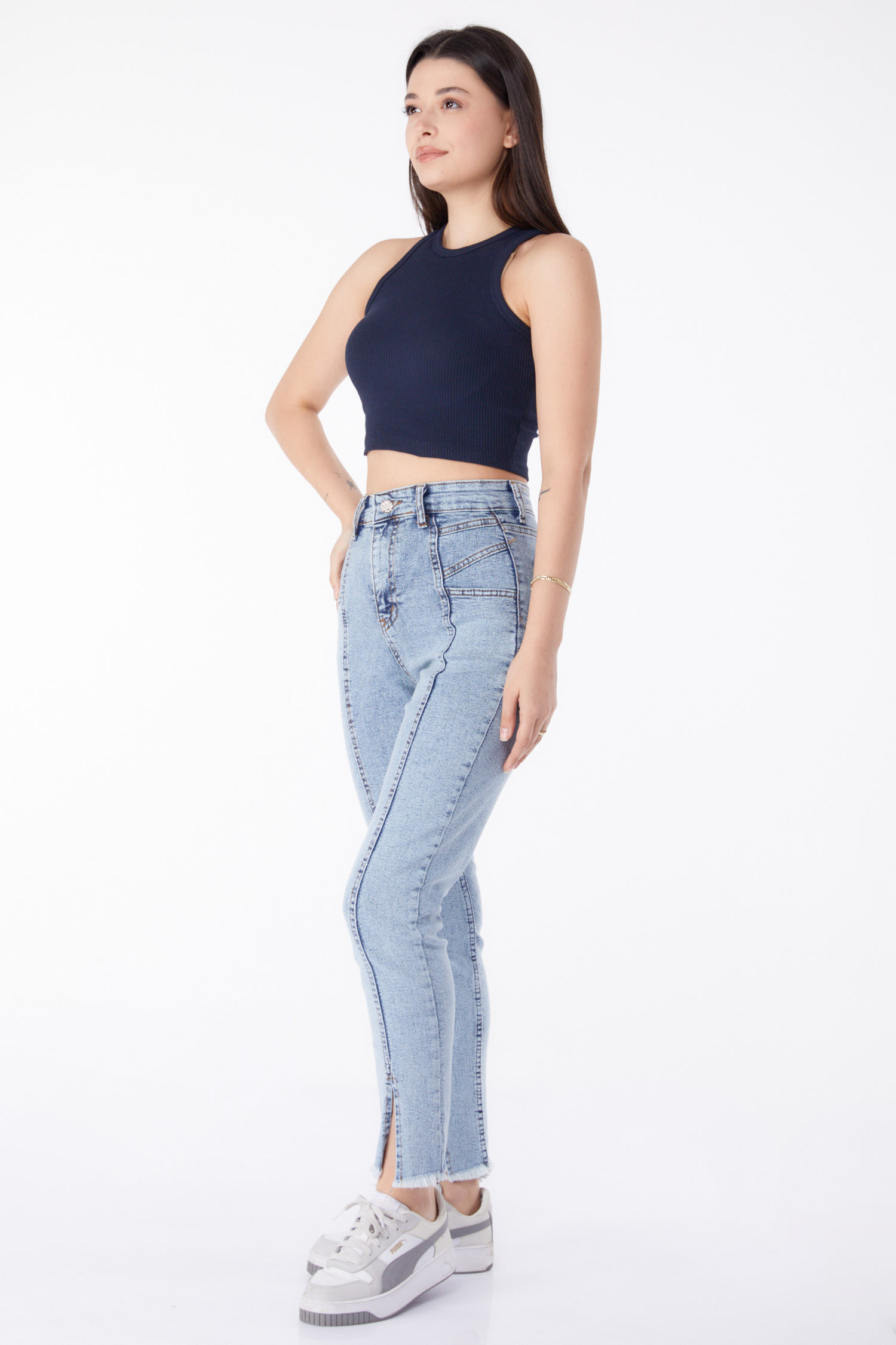 Kot Pantolon Buz Mavi - 11398 - 4