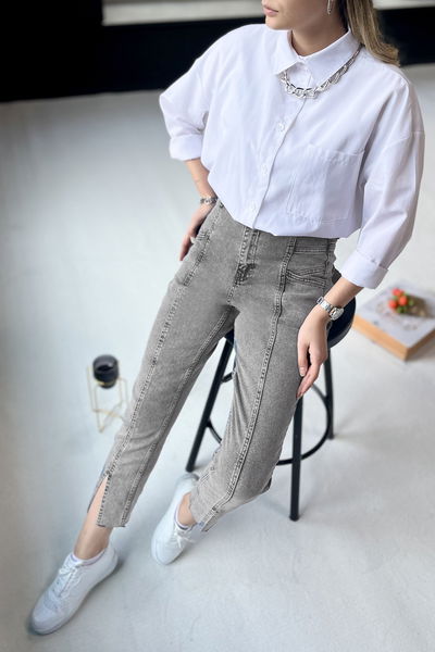 Kot Pantolon Füme - 11398 
