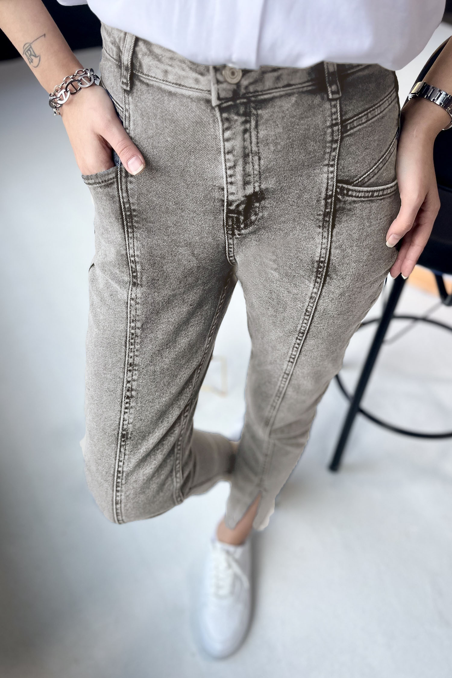 Kot Pantolon Füme - 11398 - 2