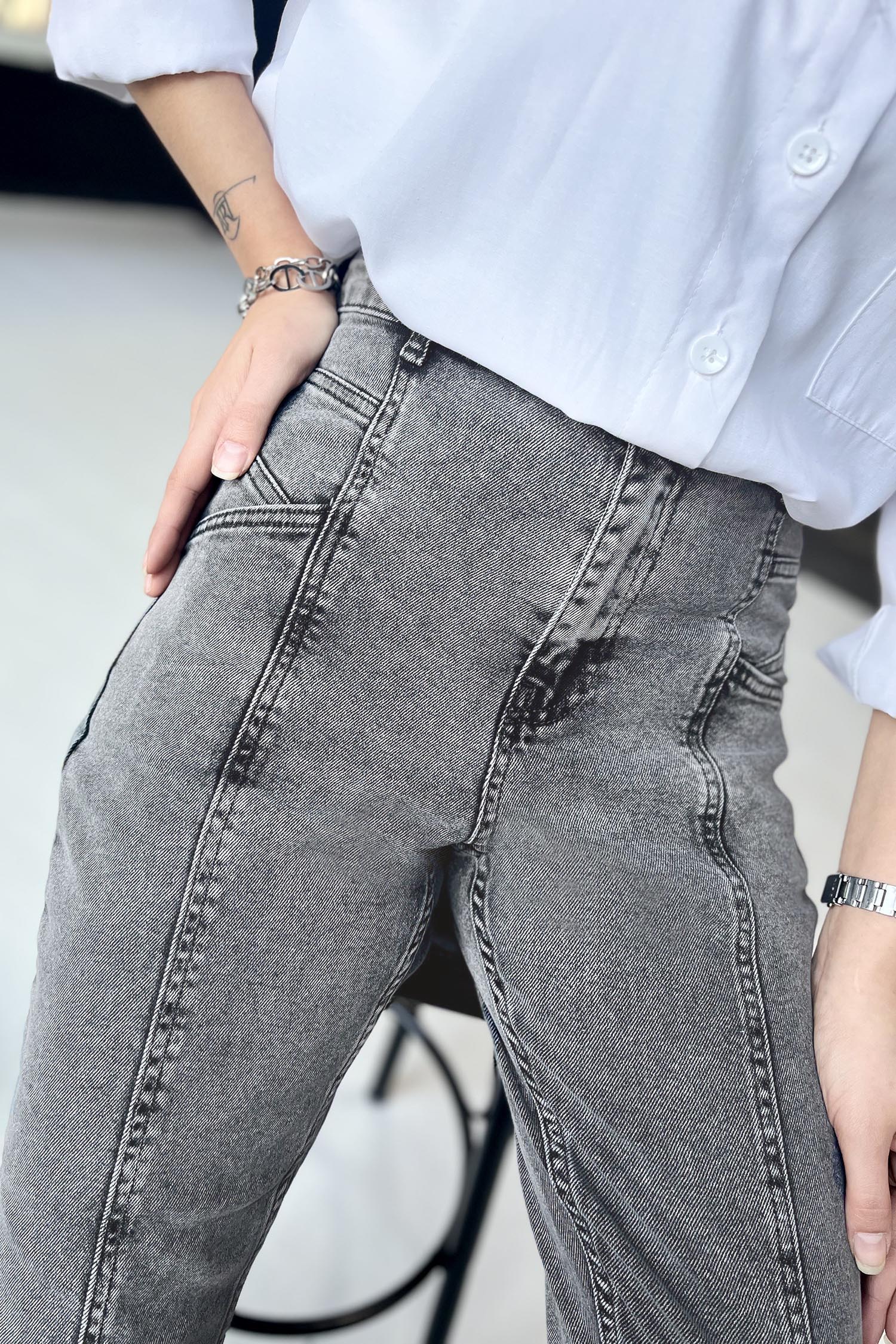 Kot Pantolon Füme - 11398 - 5