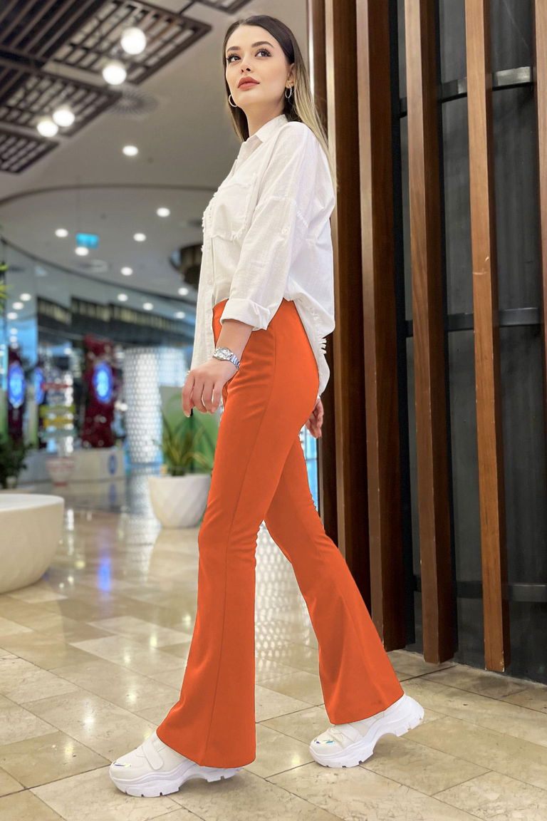 Pantolon Oranj - 11399 - TOFİSA