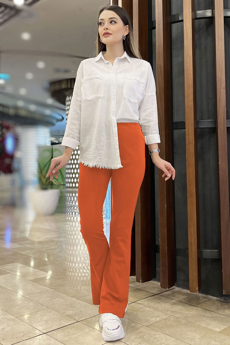 Pantolon Oranj - 11399 - TOFİSA