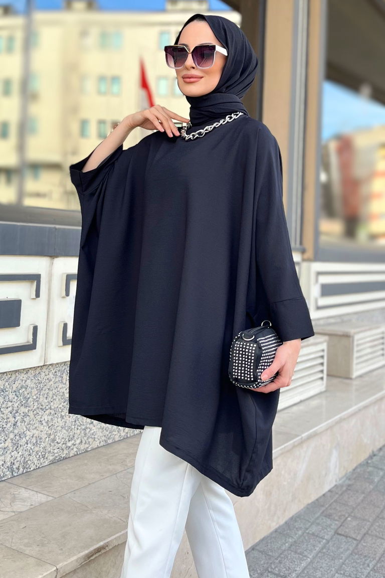 Tunik Siyah - 11408 - TOFİSA