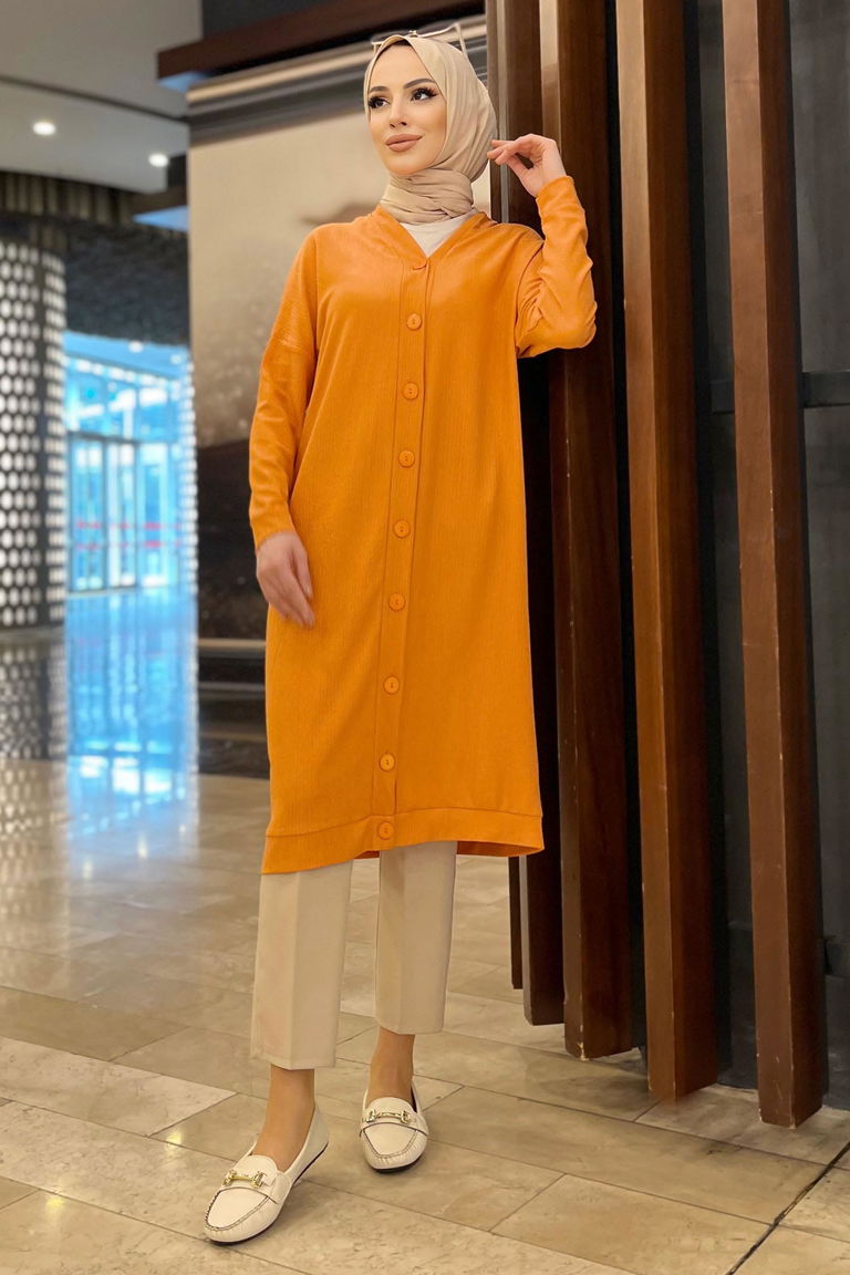 Hırka Oranj - 11430 - TOFİSA