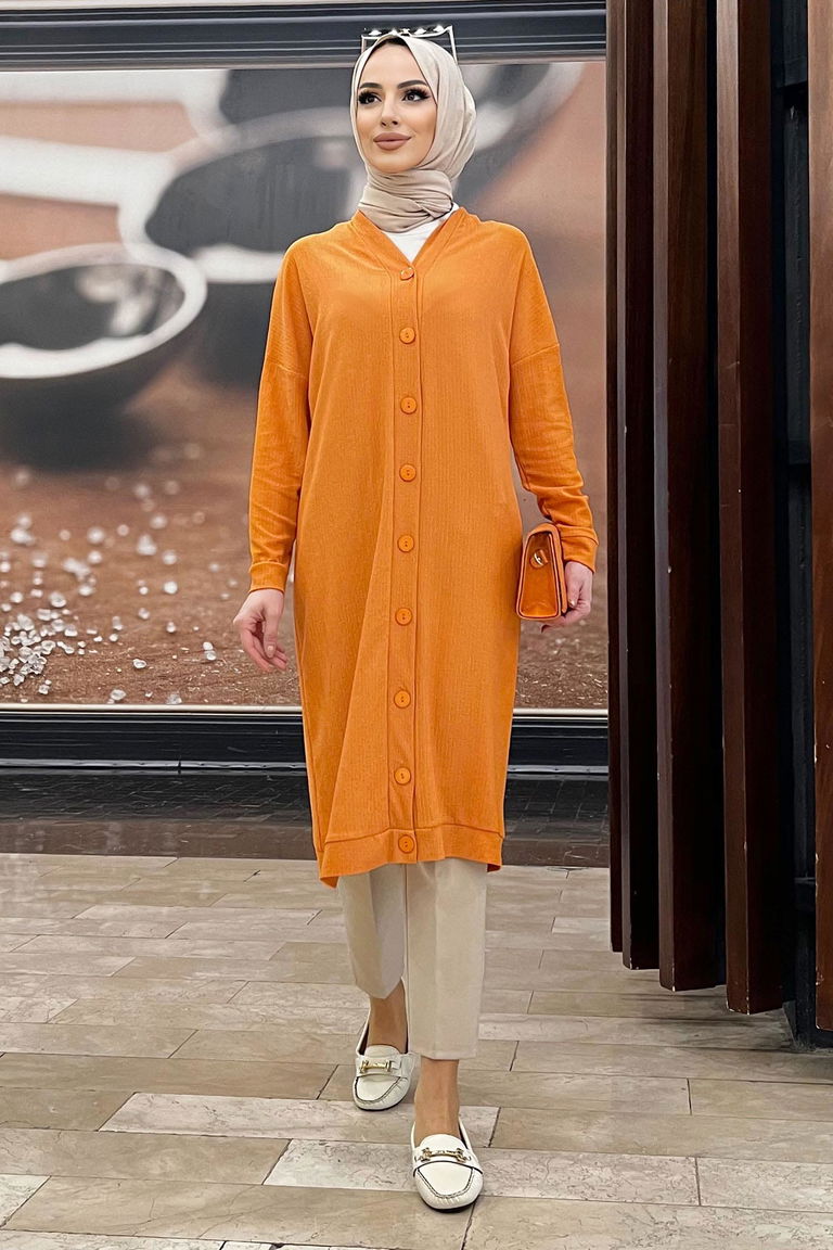 Hırka Oranj - 11430 - TOFİSA