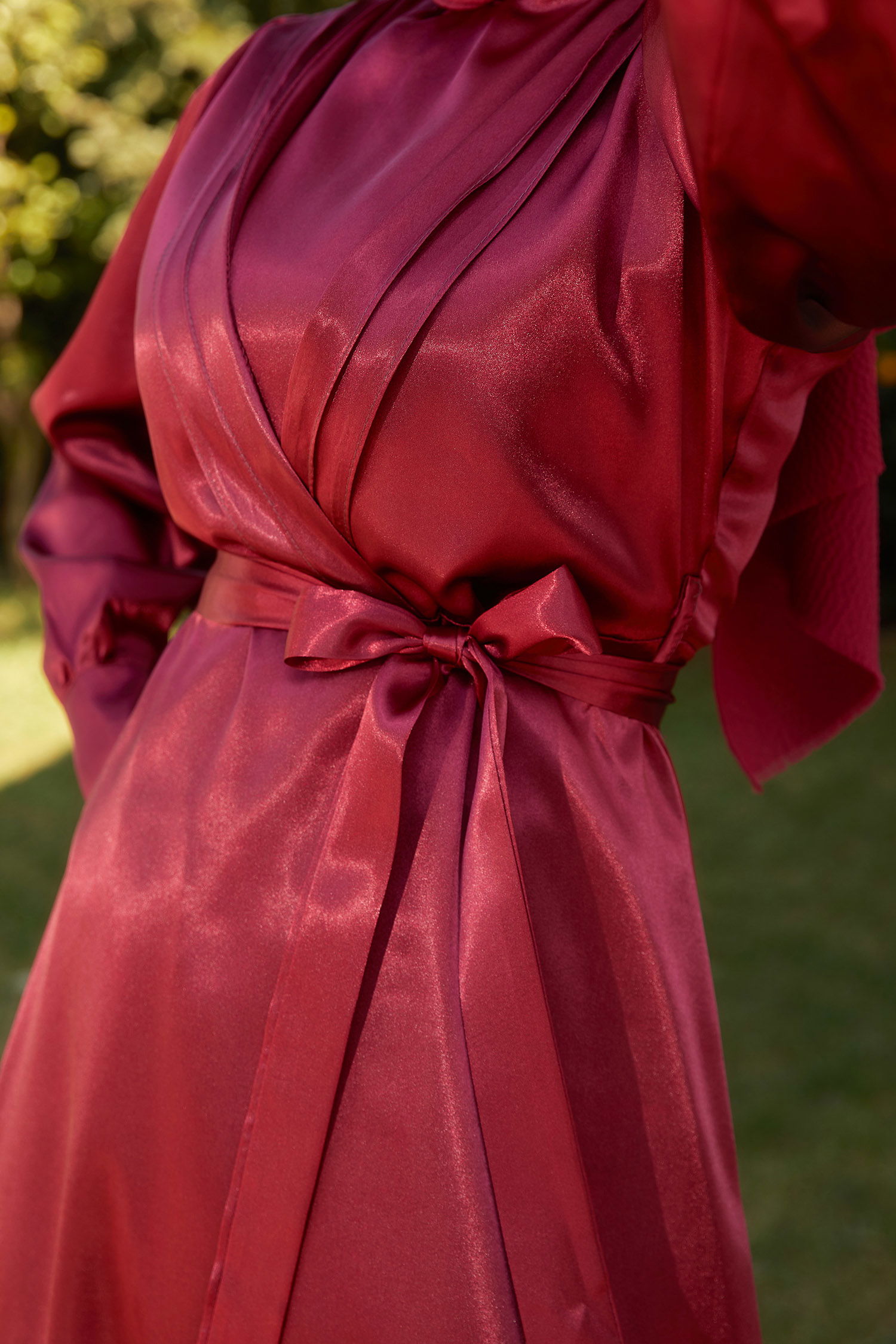 Elbise Bordo - 11482 - 9