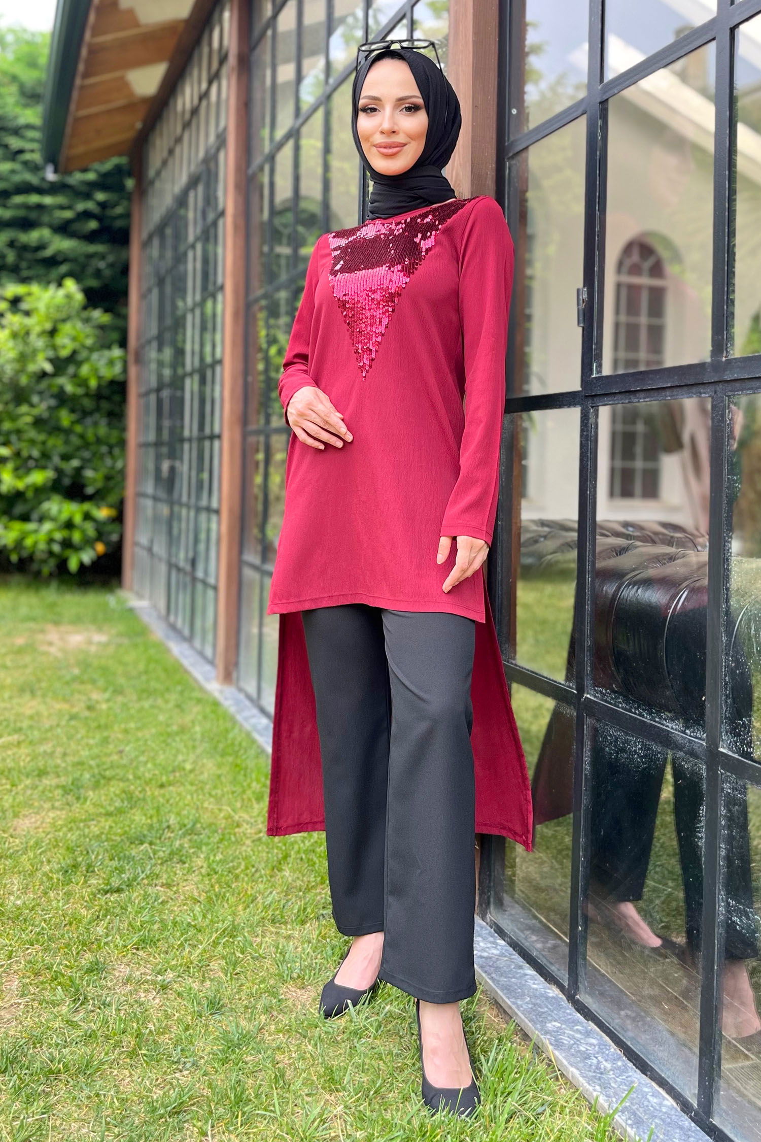 11514-BORDO Tunik+Pantolon - 1