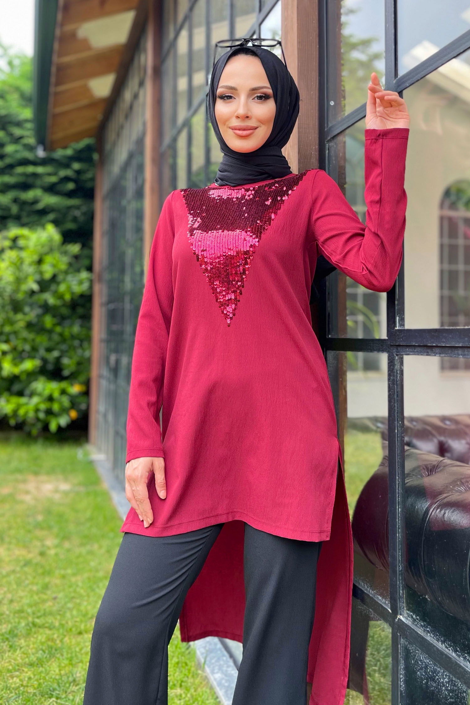 11514-BORDO Tunik+Pantolon - 3