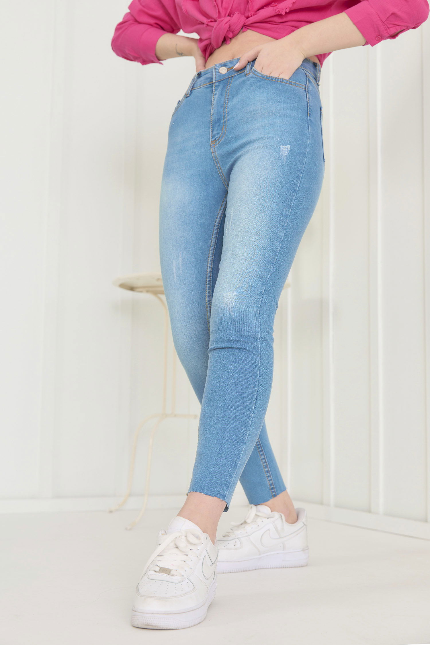 11600-MAVI Kot Pantolon - 4