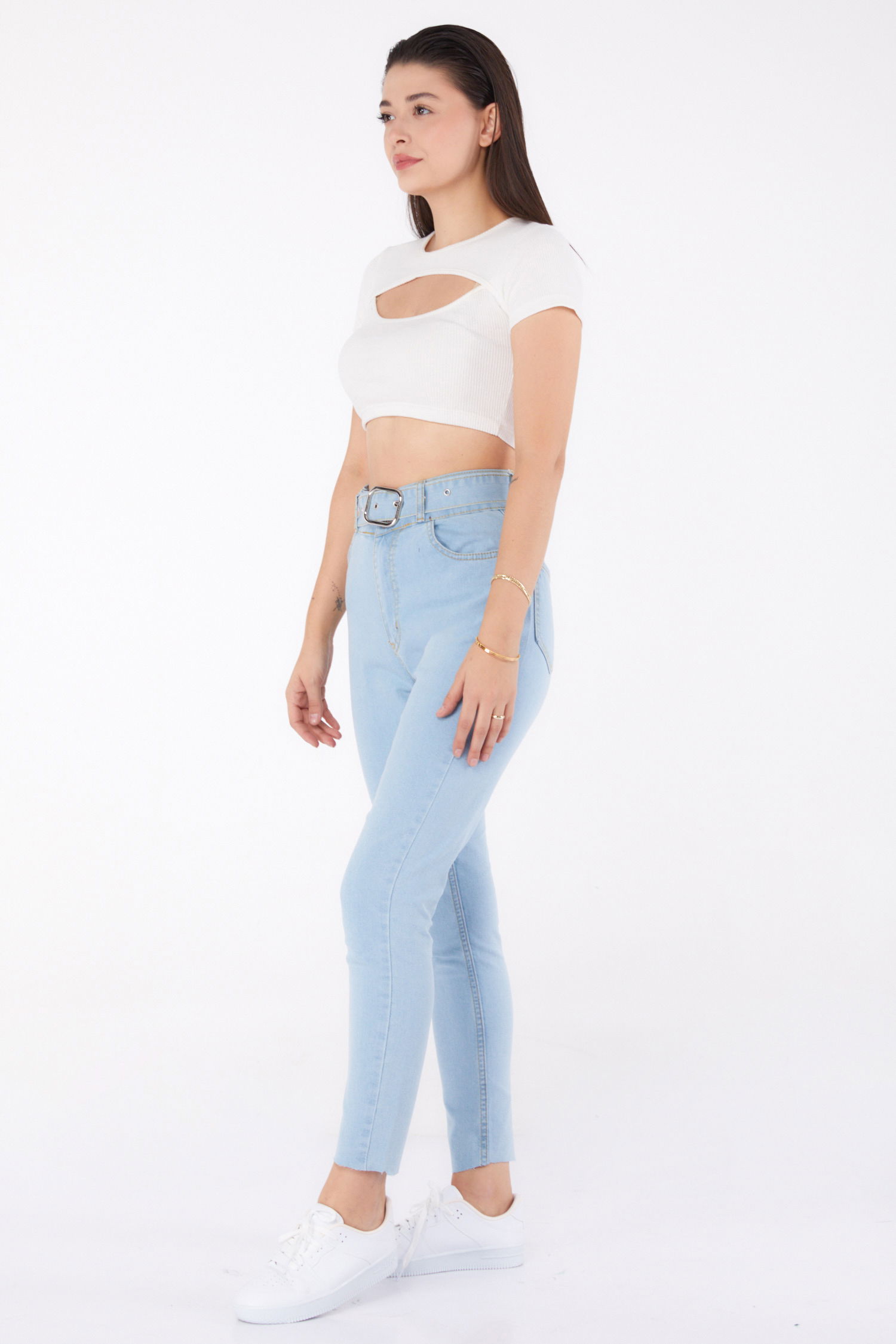 Kot Pantolon Buz Mavi - 11601 - 8