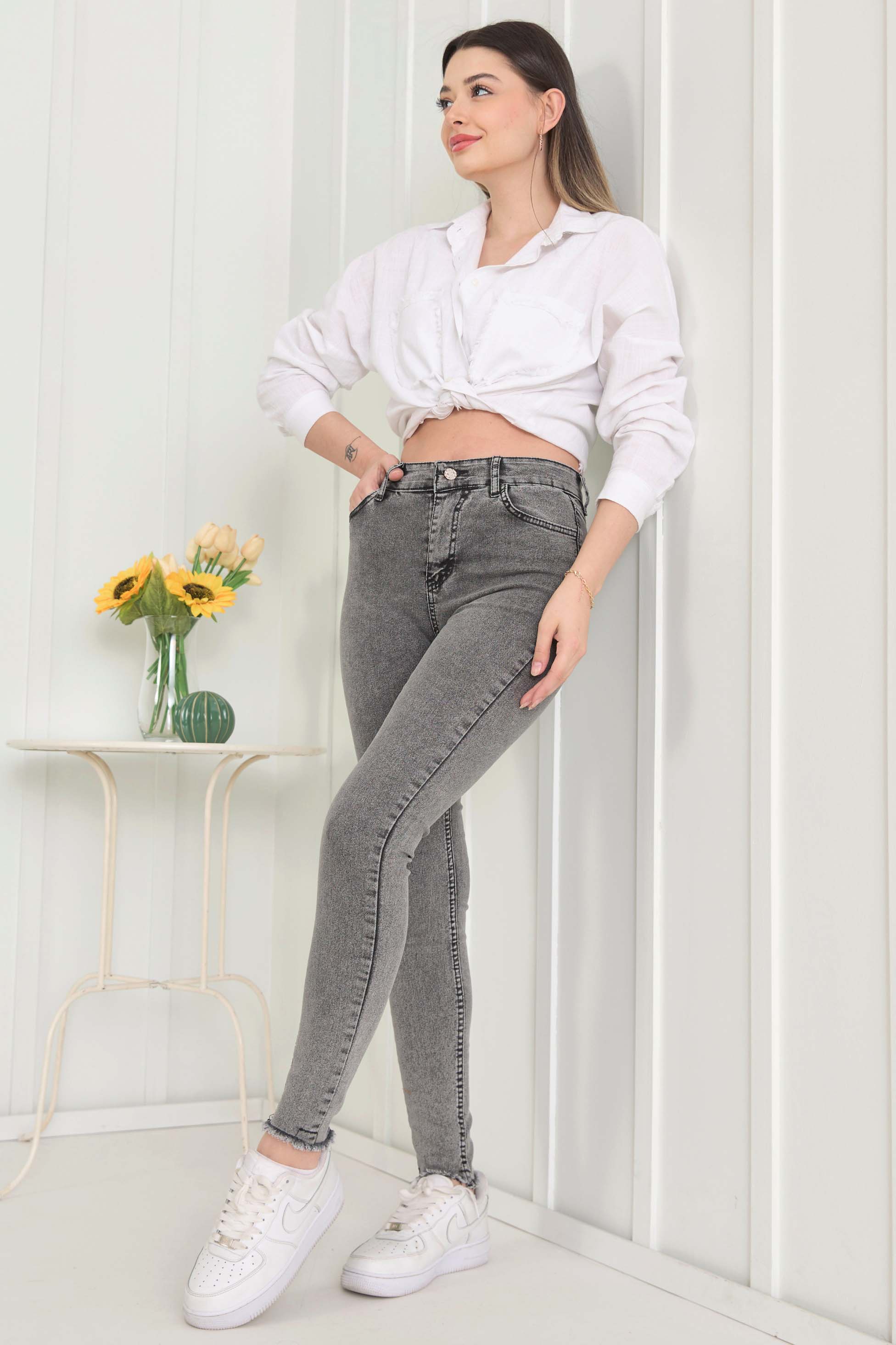 Kot Pantolon Füme - 11602 - 5