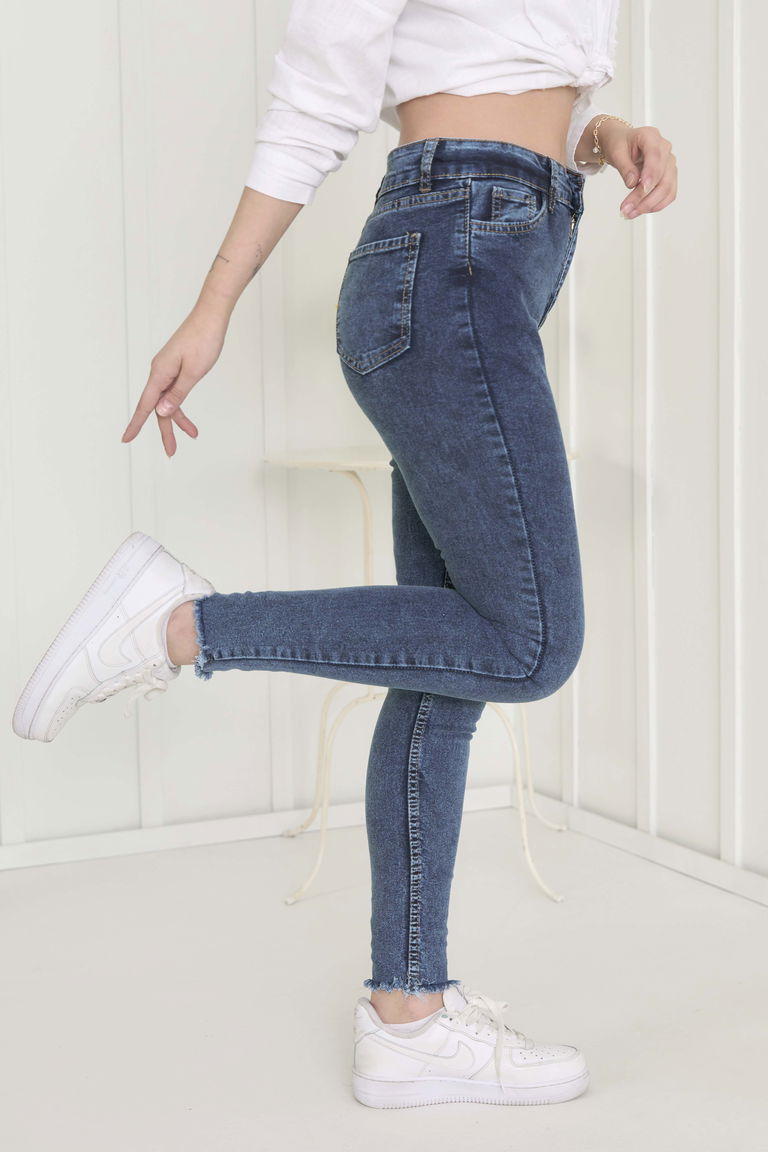 11602-KOYU-MAVI Kot Pantolon - TOFİSA