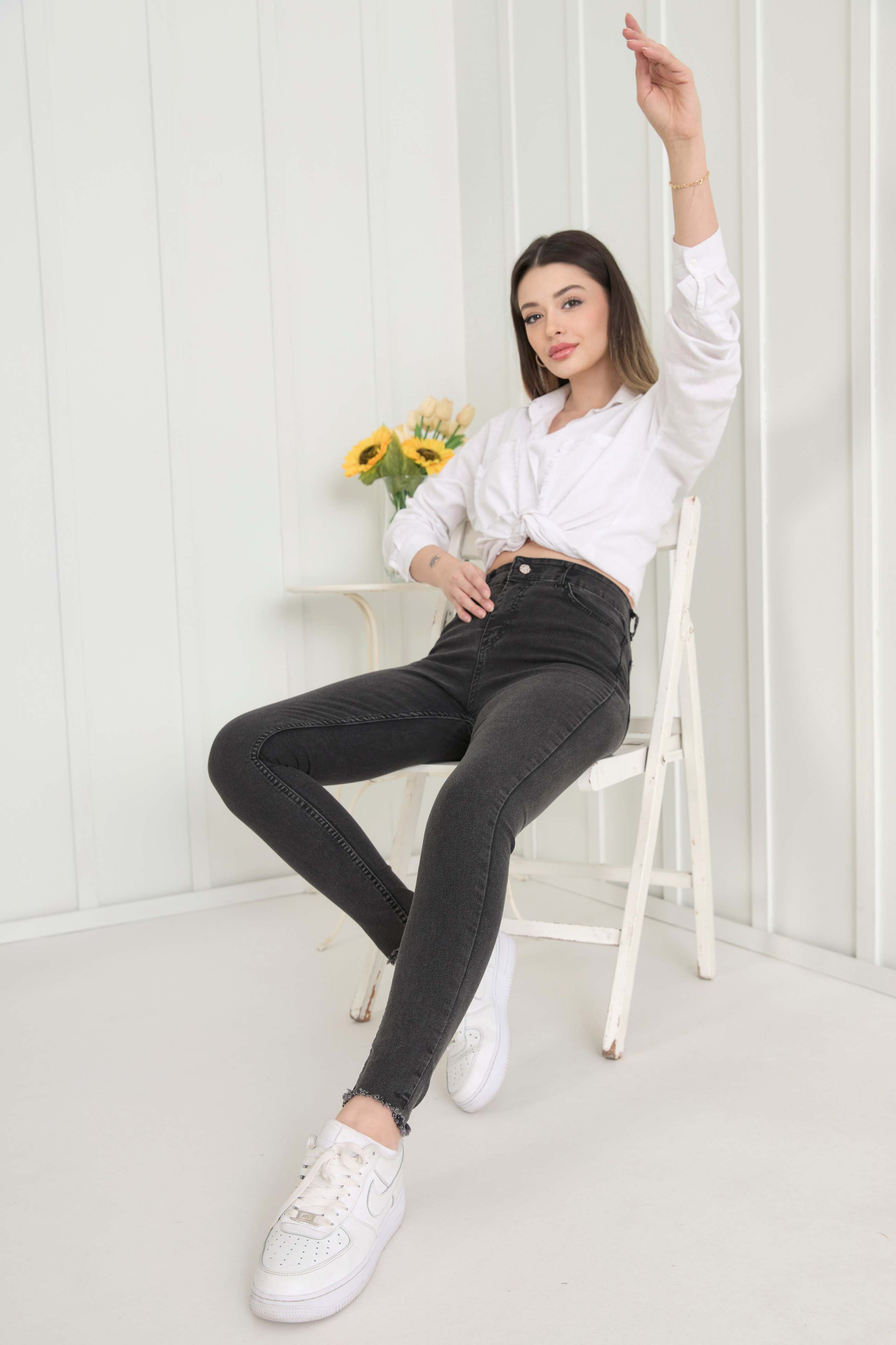 11602-SIYAH Kot Pantolon - 5