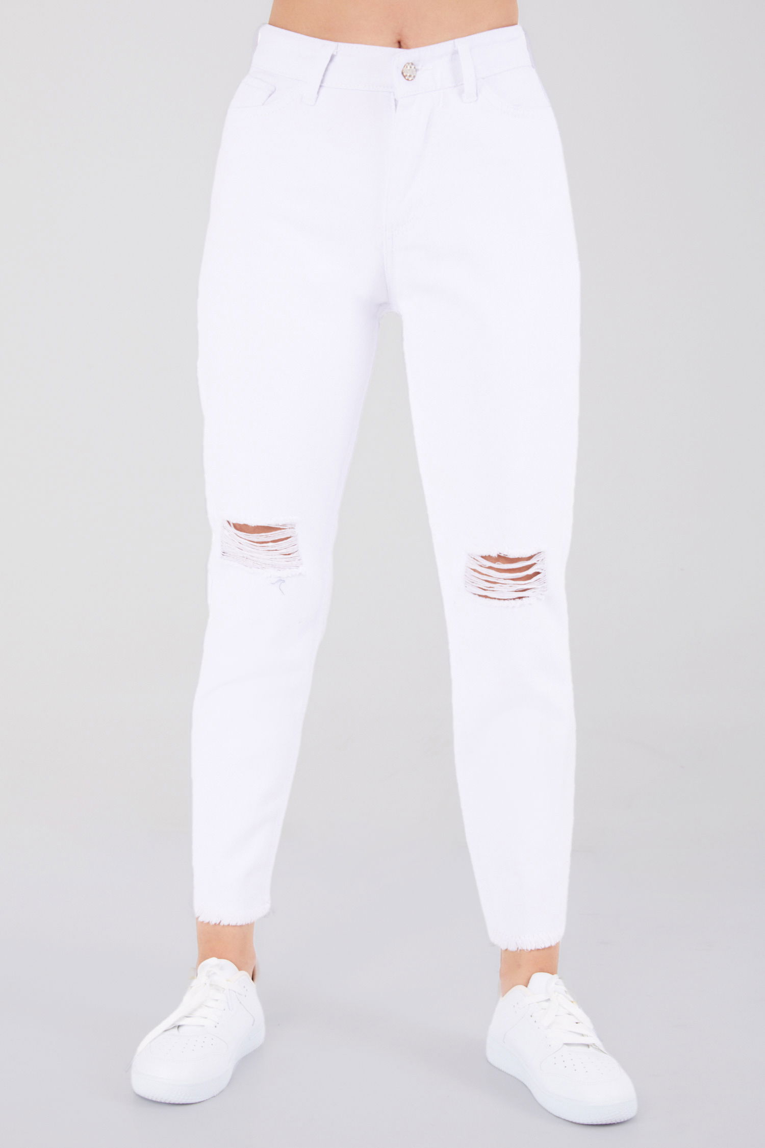 Gabardin Pantolon Beyaz - 11603 - 3