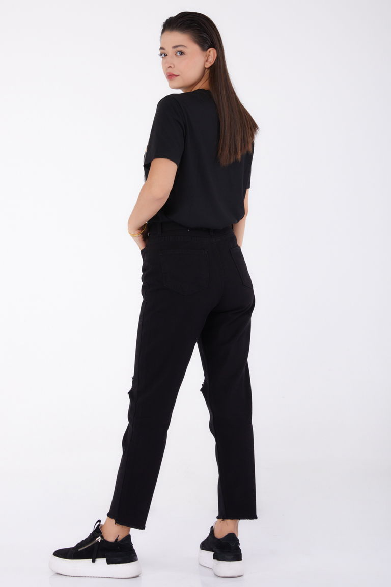 11603-SIYAH Gabardin Pantolon - TOFİSA