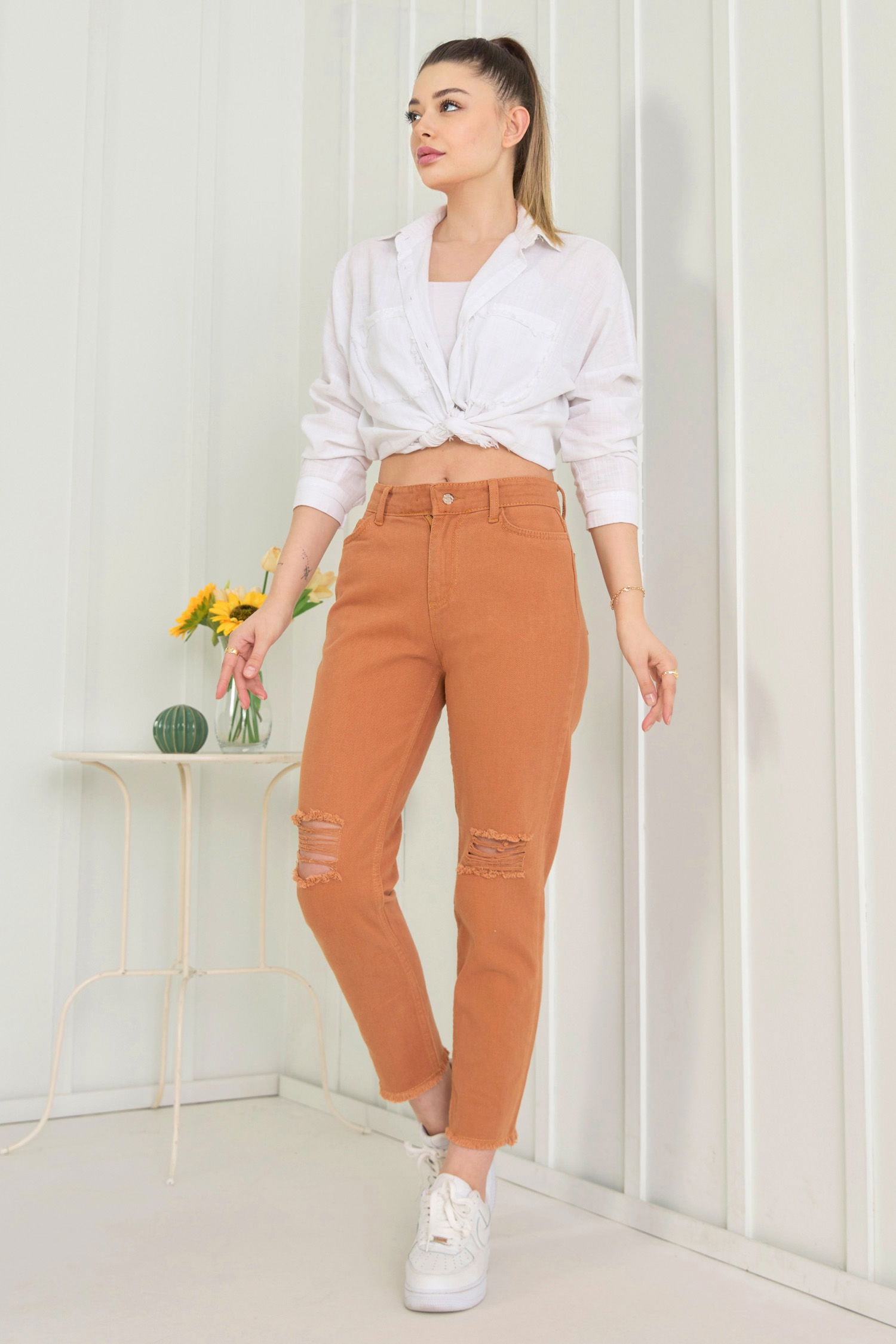 11603-TABA Gabardin Pantolon - 10
