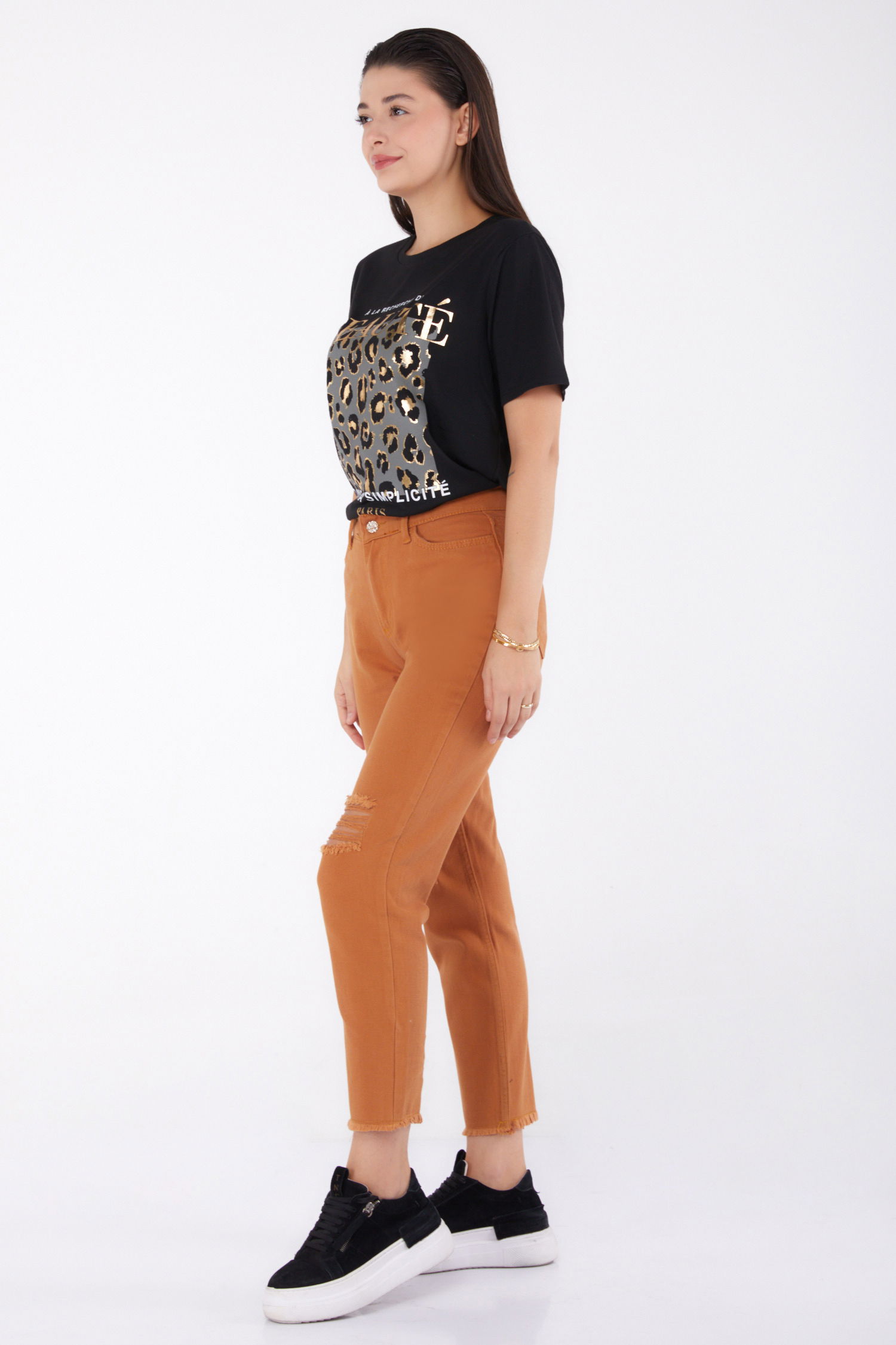 11603-TABA Gabardin Pantolon - 3