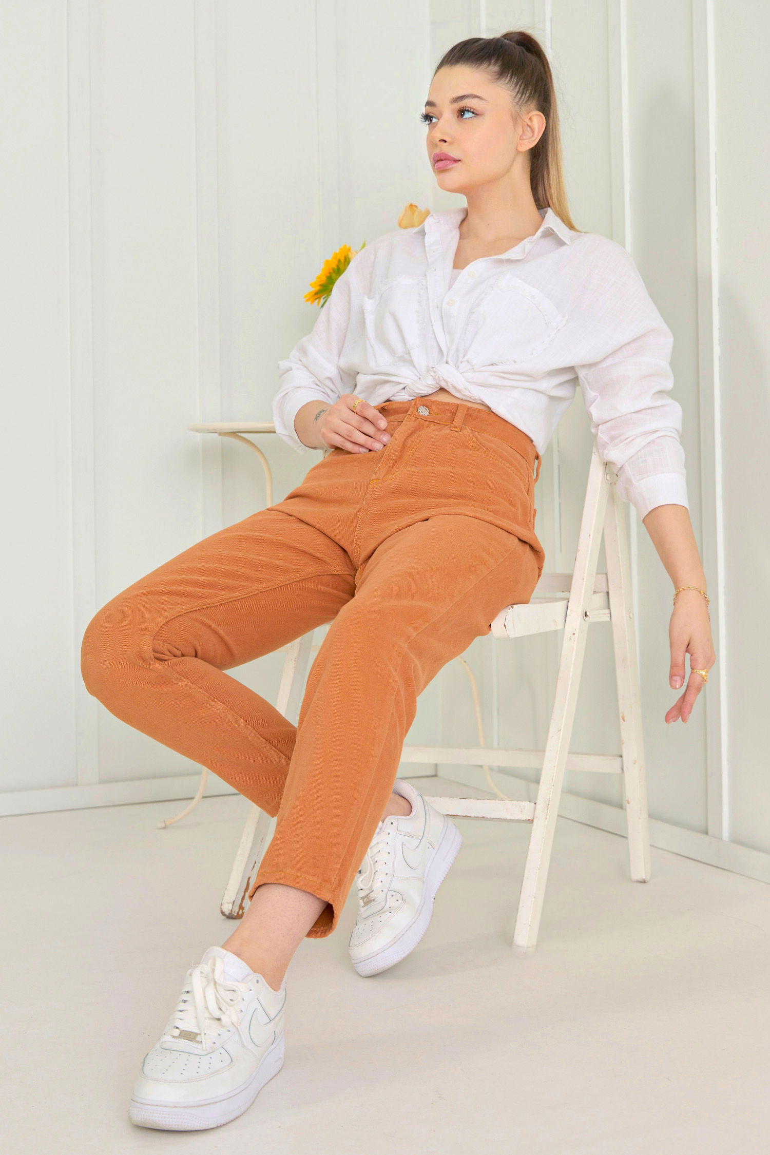 Gabardin Pantolon Taba - 11610 - 5