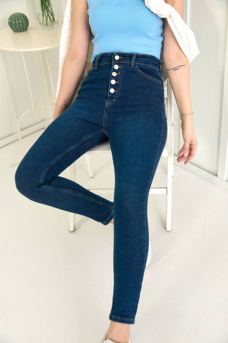 Kot Pantolon Koyu Mavi - 11611 - TOFİSA