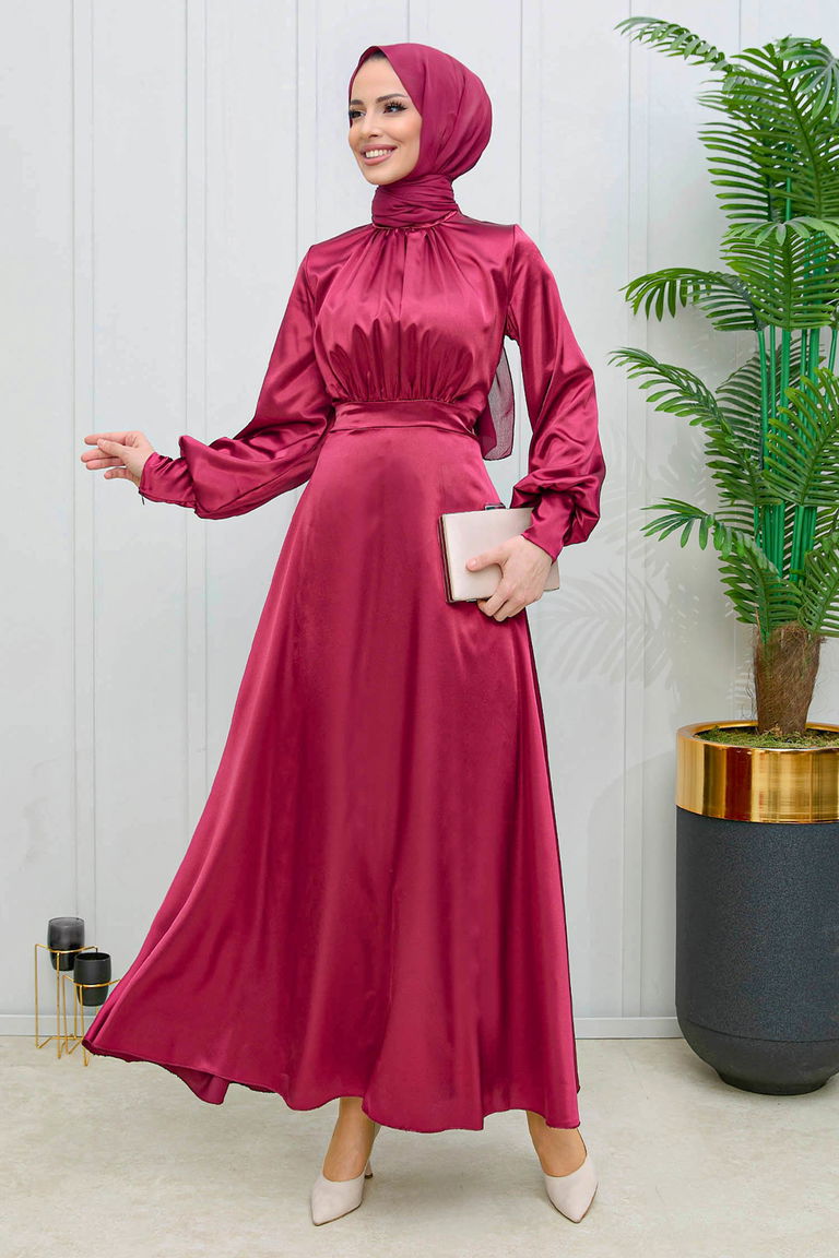 Abiye Bordo - 11635 - TOFİSA