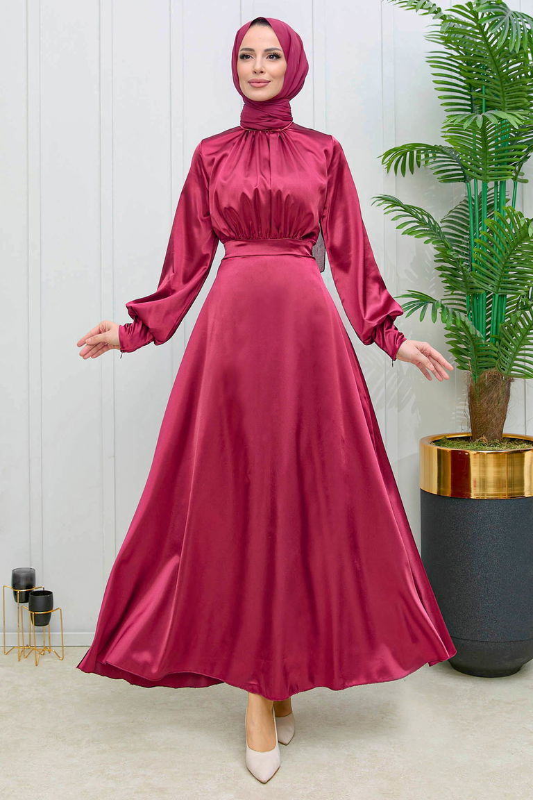 Abiye Bordo - 11635 - TOFİSA