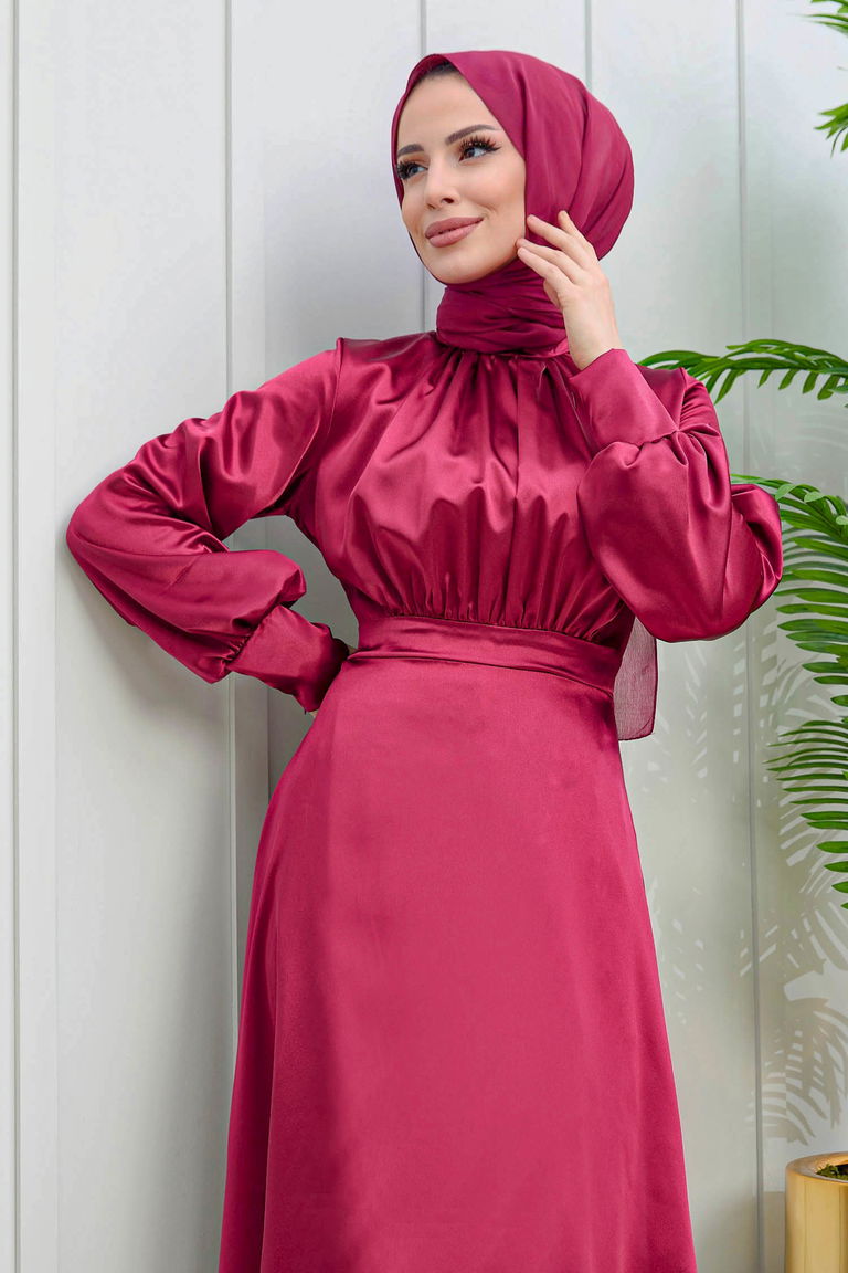 Abiye Bordo - 11635 - TOFİSA