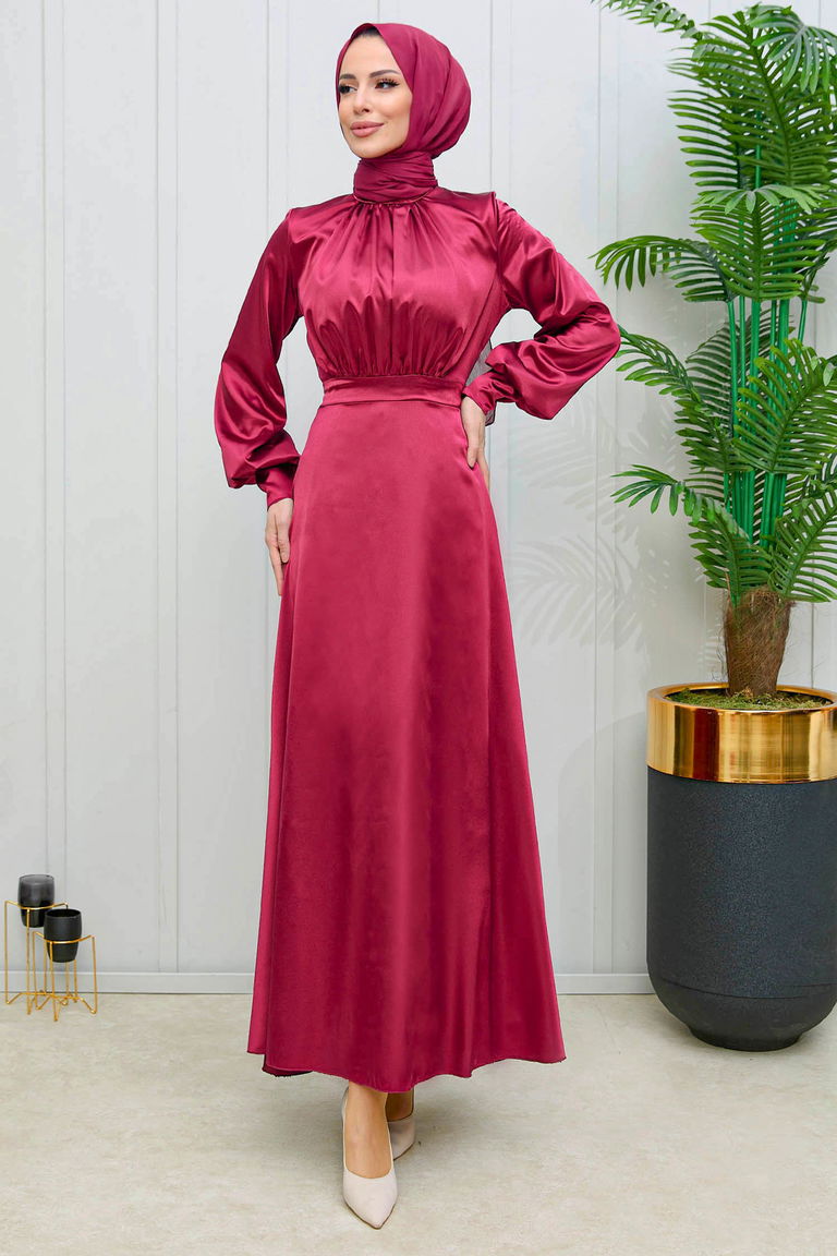 Abiye Bordo - 11635 - TOFİSA